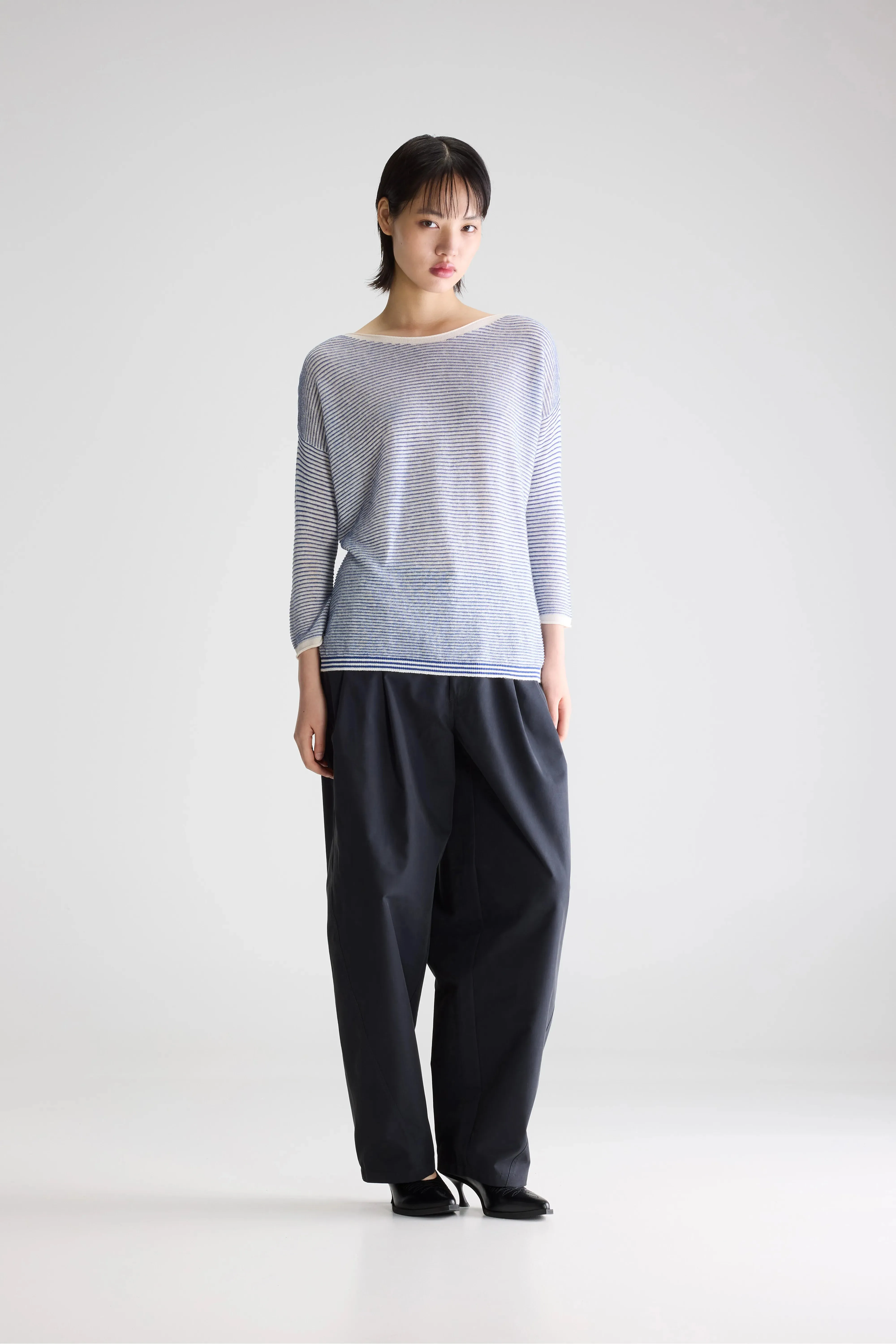 Neep boat-neck sweater (261 / W / STRIPE A) sold by Bellerose product image thumbnail 3