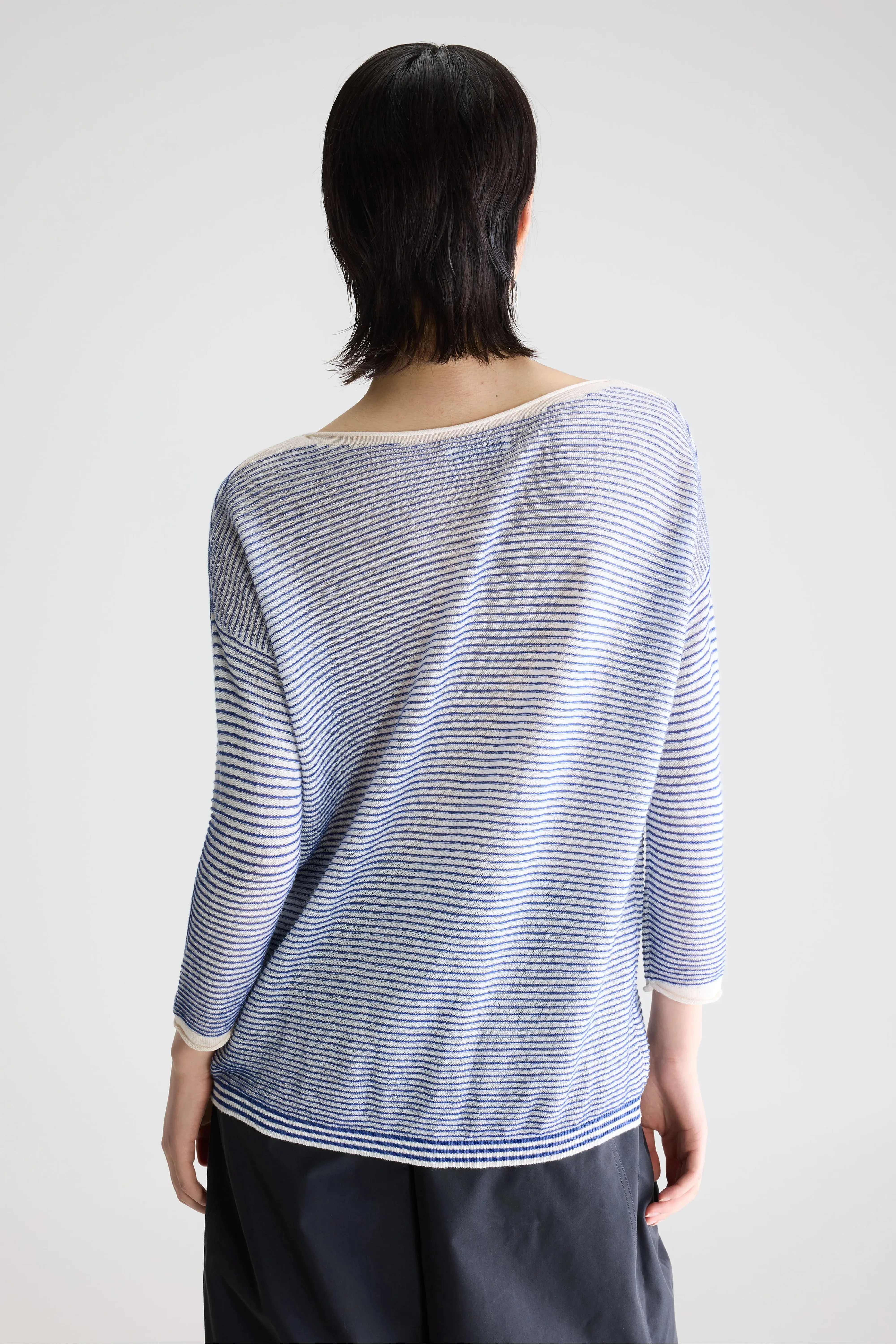 Neep boat-neck sweater (261 / W / STRIPE A) sold by Bellerose product image thumbnail 4