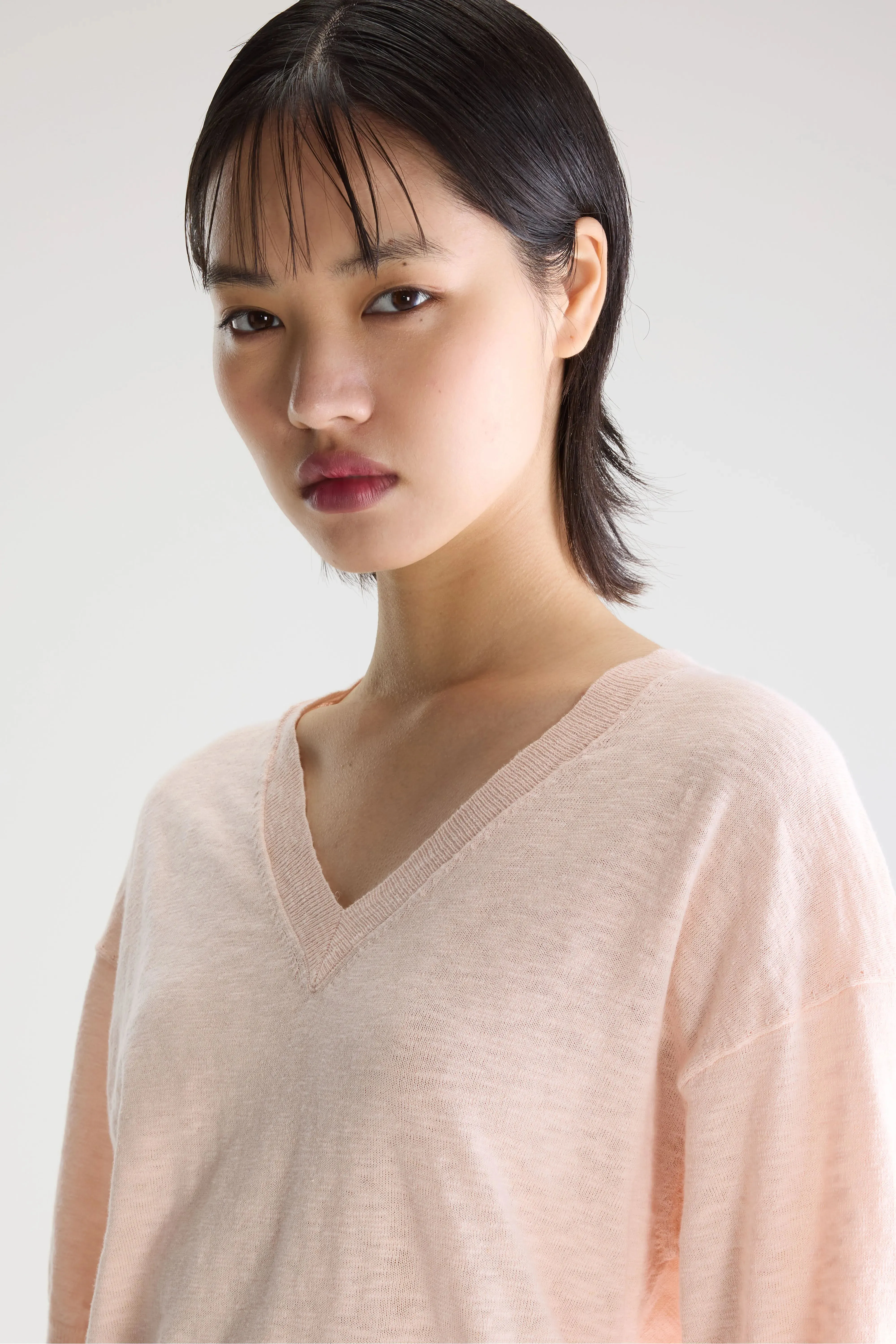 Dadif v-neck sweater (261 / W / BABE) sold by Bellerose product image thumbnail 5