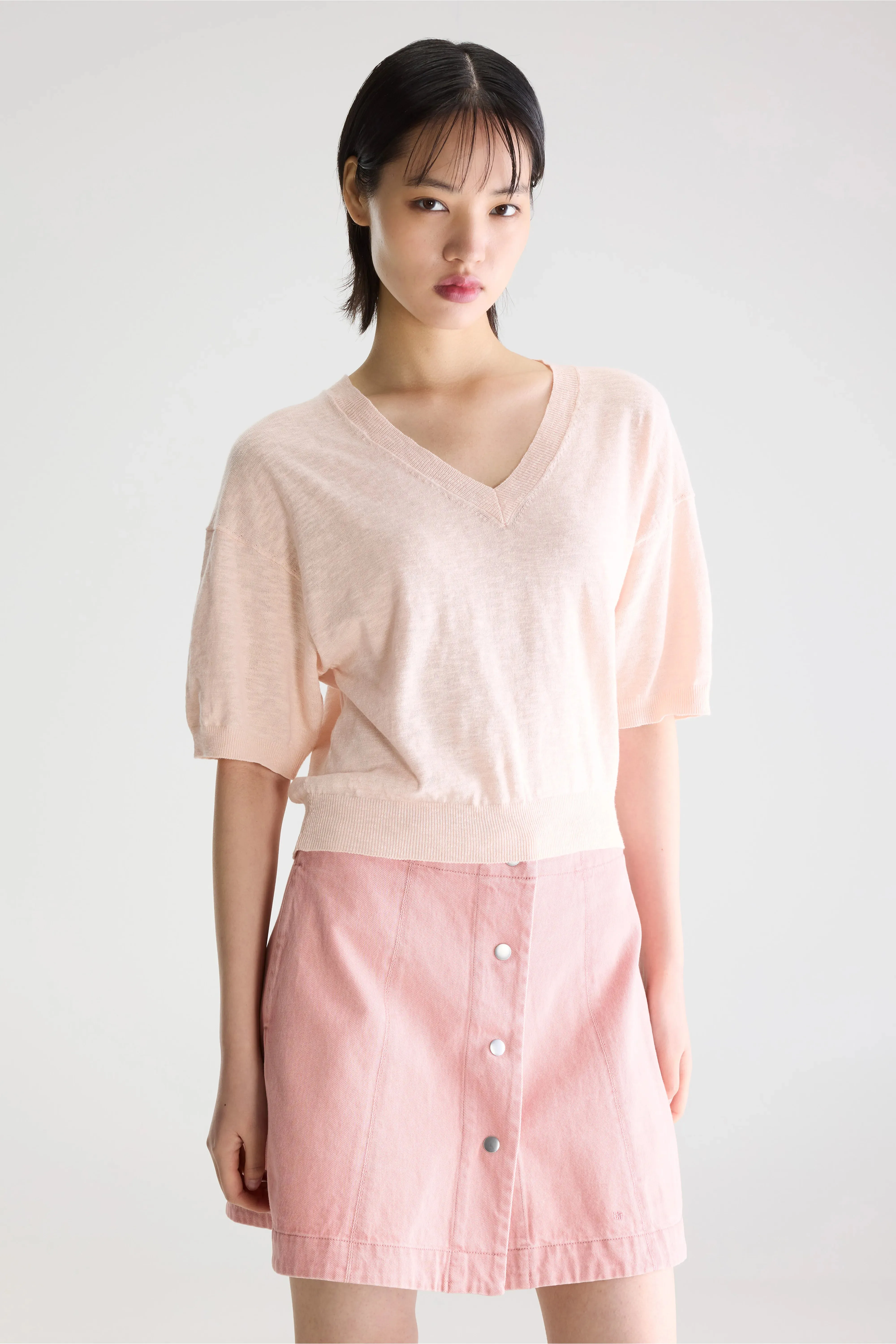 Dadif v-neck sweater (261 / W / BABE) sold by Bellerose product image thumbnail 2