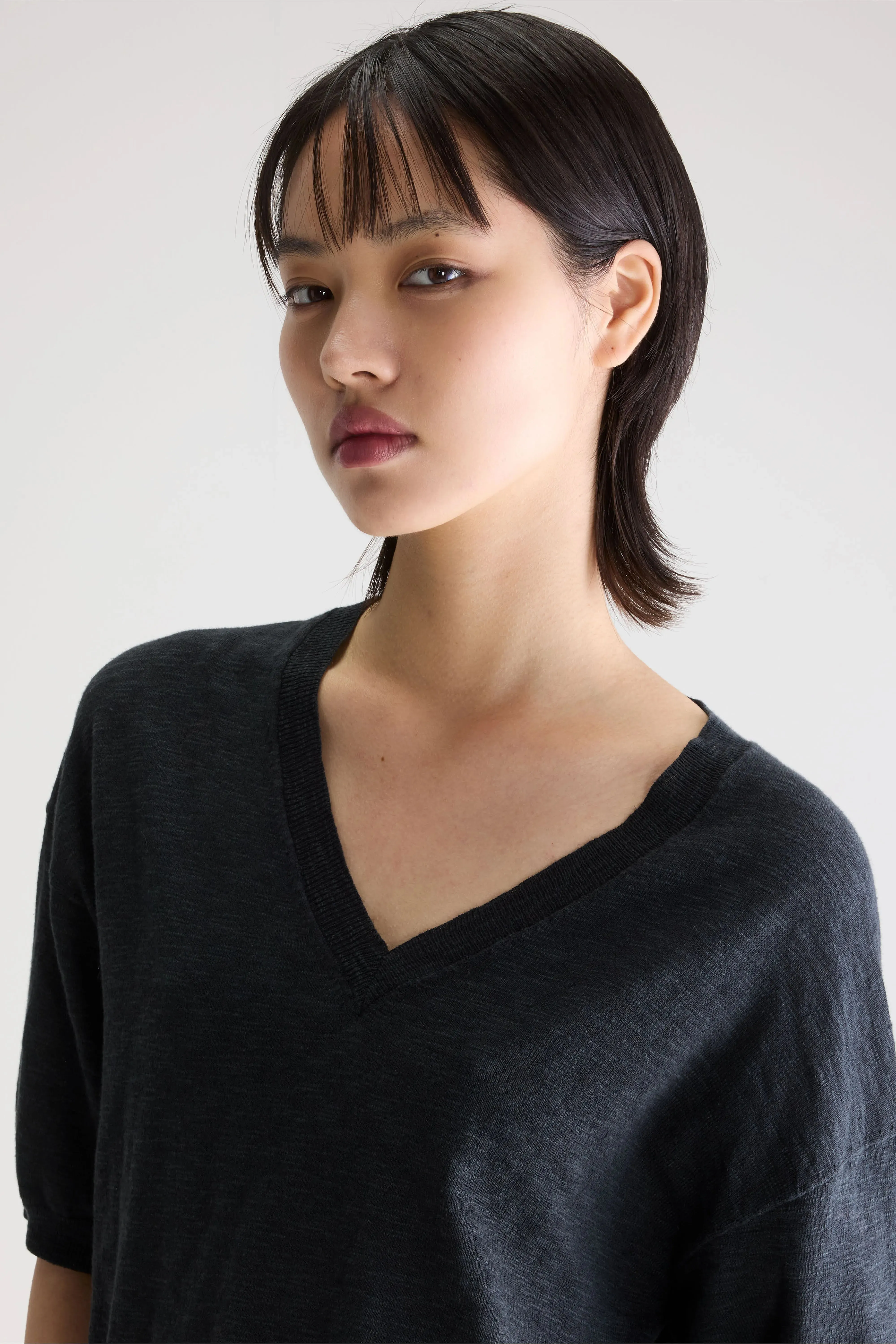 Dadif v-neck sweater (261 / W / PIRATE) sold by Bellerose product image thumbnail 5