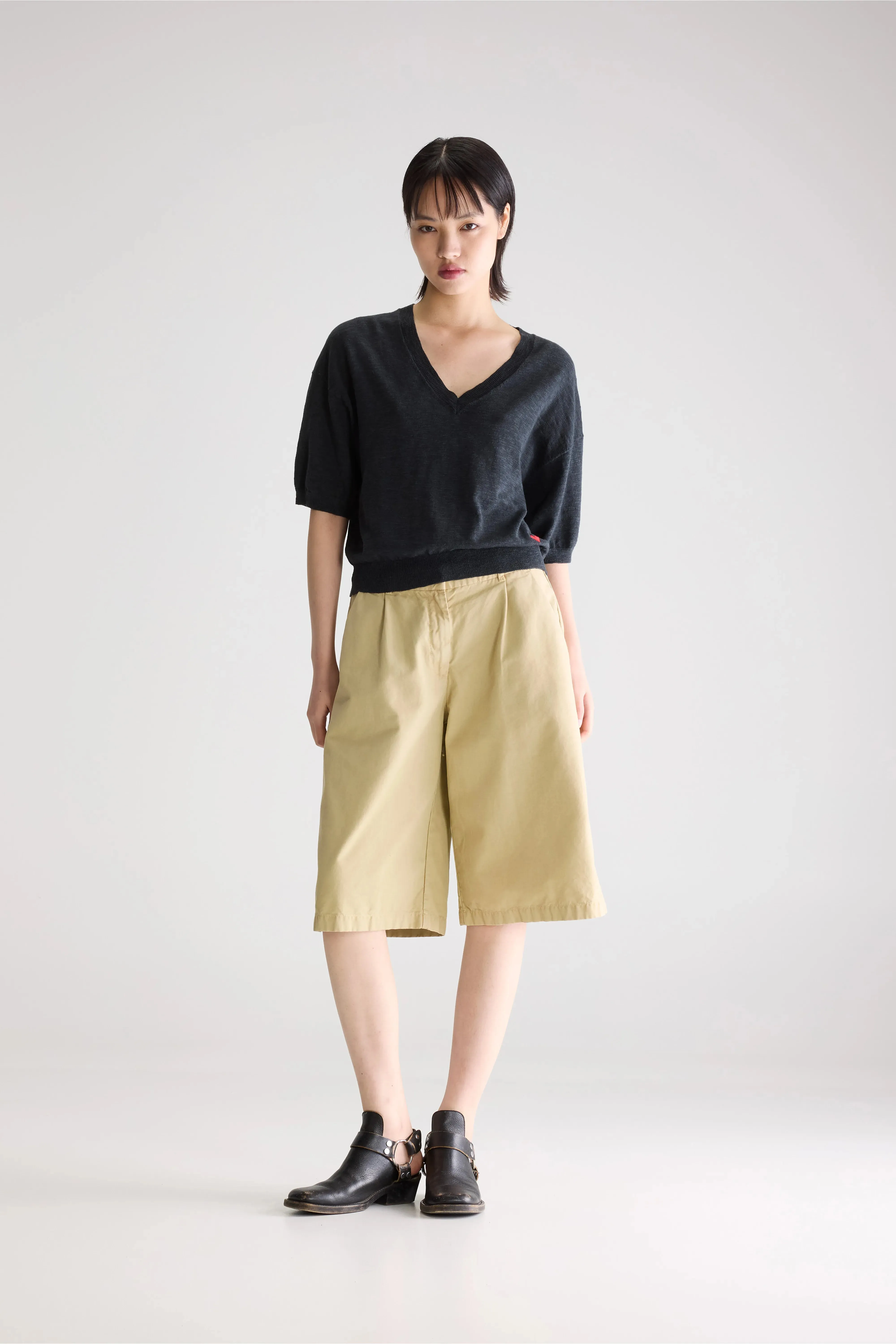 Dadif v-neck sweater (261 / W / PIRATE) sold by Bellerose product image thumbnail 3