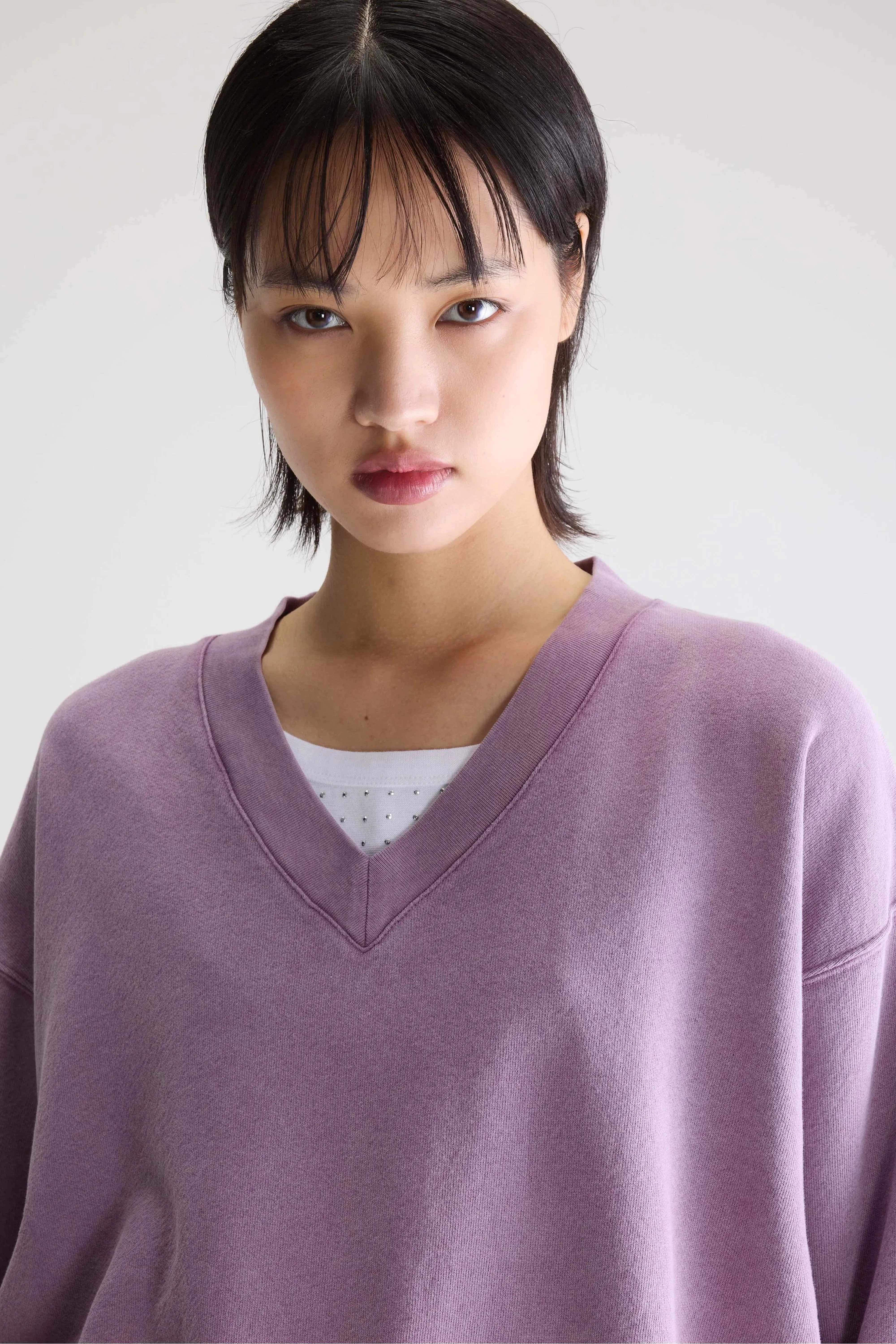 Varola v-neck sweatshirt (261 / W / CROCUS) sold by Bellerose product image thumbnail 5