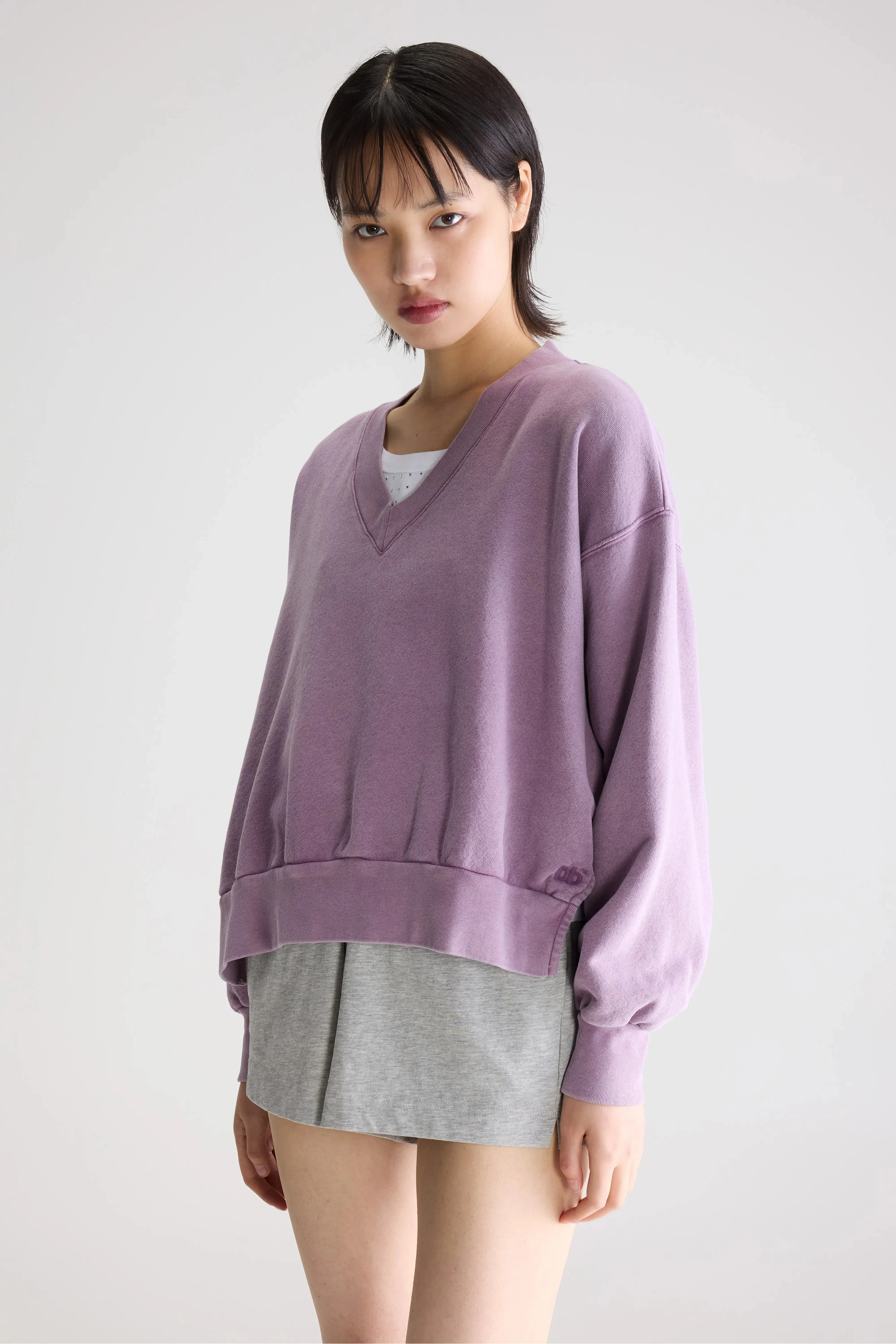 Varola v-neck sweatshirt (261 / W / CROCUS) sold by Bellerose product image thumbnail 2