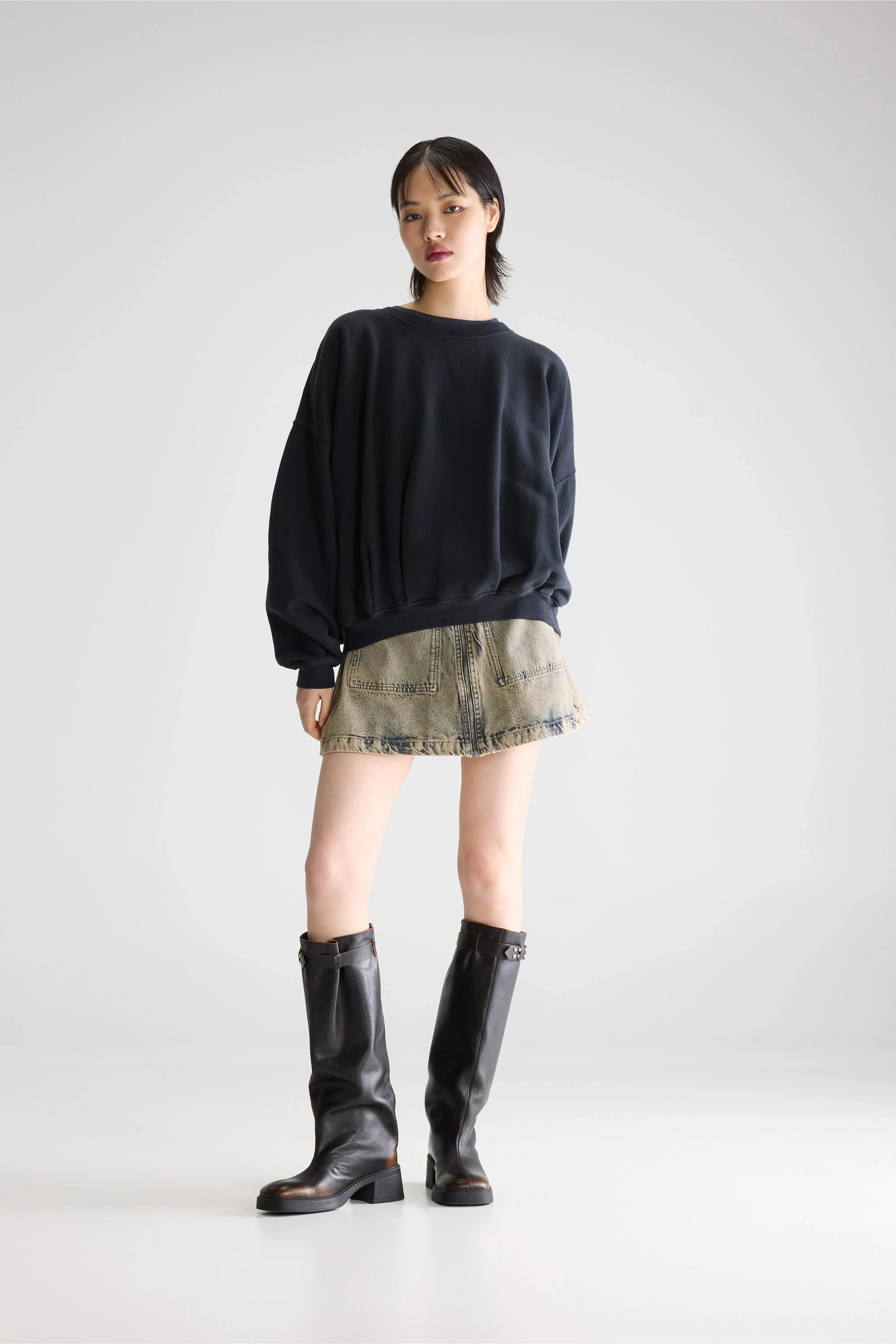 Finko short sweatshirt (261 / W / NAVY) sold by Bellerose product image thumbnail 3