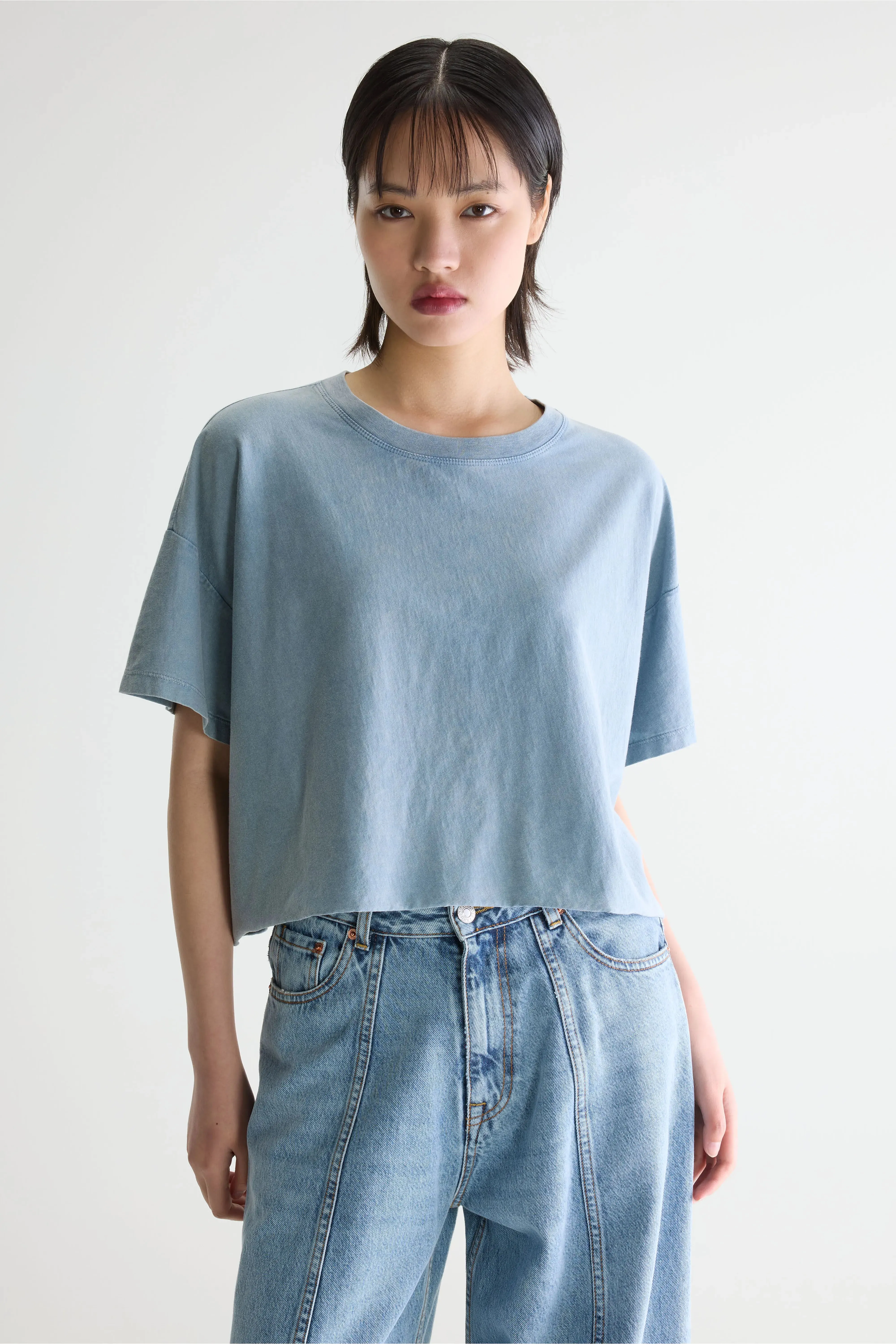 Farpy cropped t-shirt (261 / W / ARTIC) sold by Bellerose product image thumbnail 2