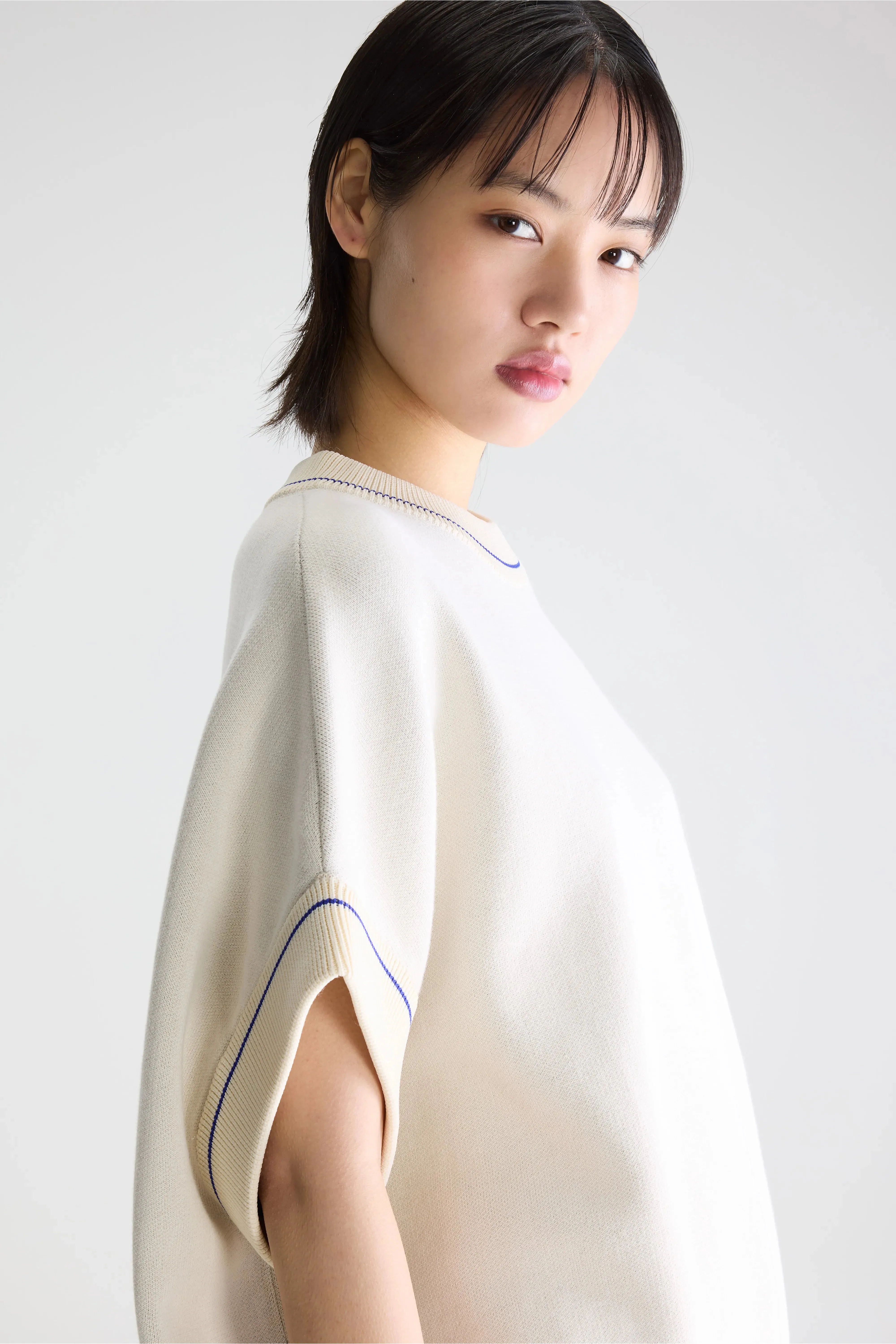 Angen sleeveless sweater (261 / W / MILKY WAY) sold by Bellerose product image thumbnail 5