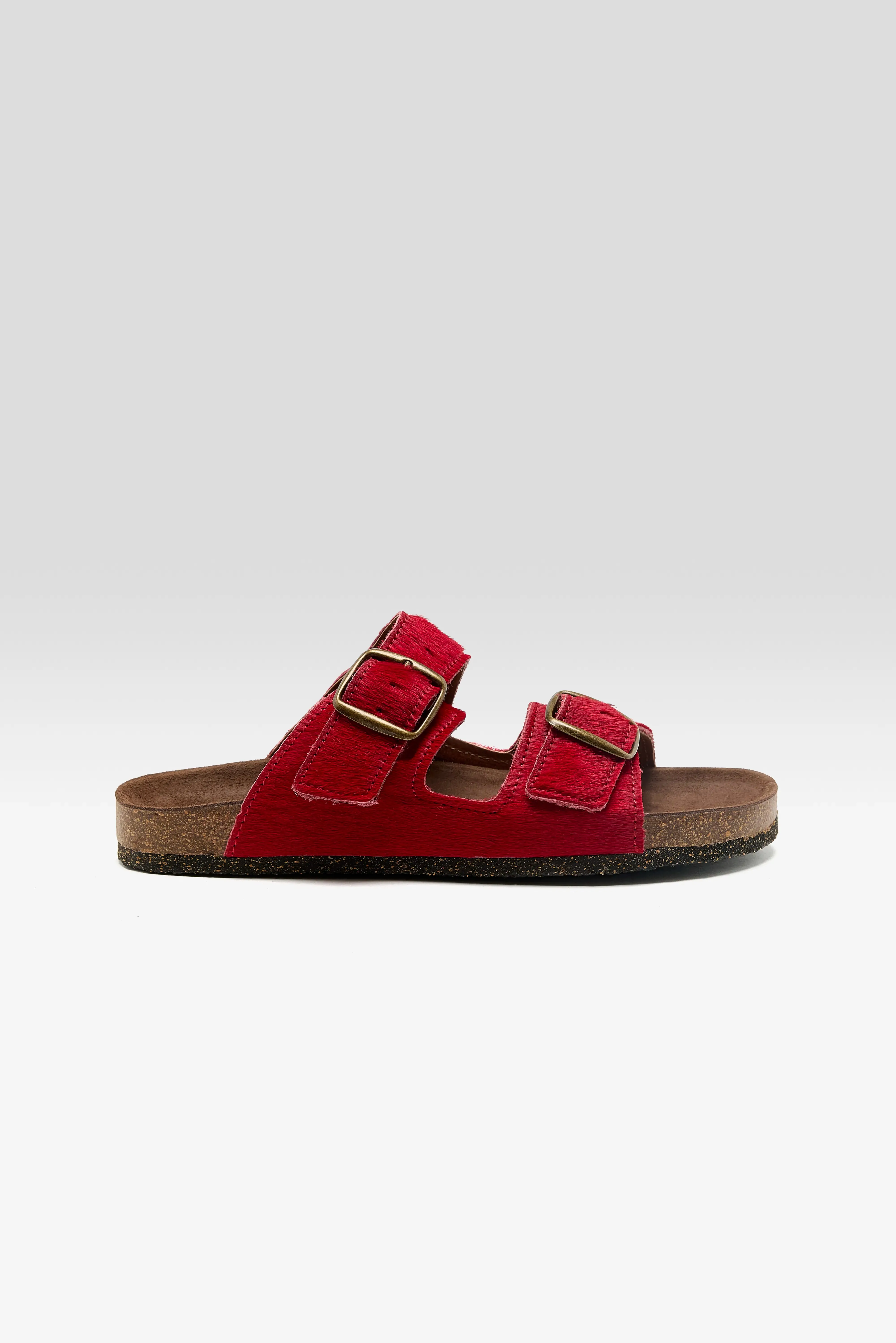 Red Ponyhair Sandals (261 / W / RED) sold by Bellerose product image thumbnail 2