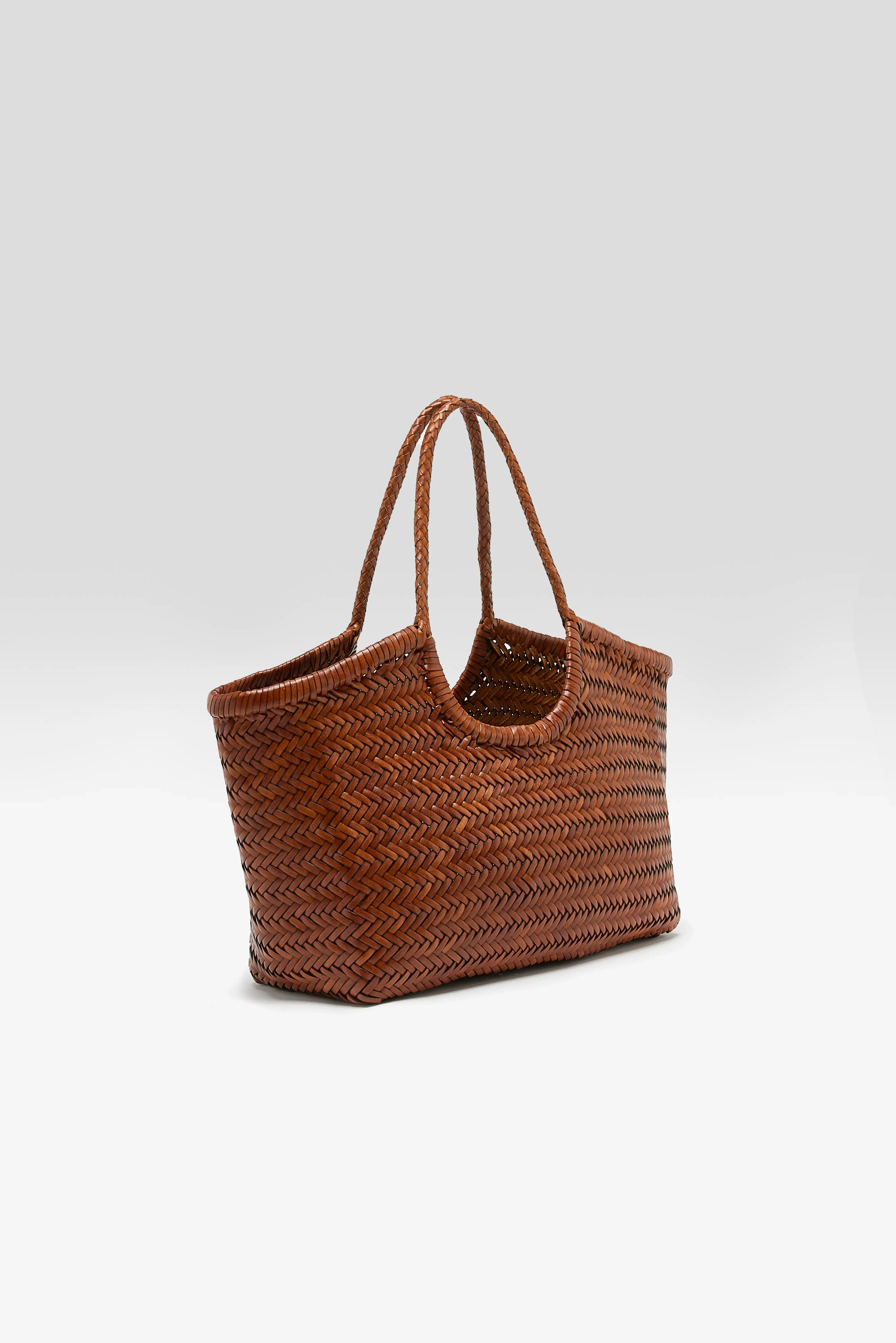Nantucket Big Woven Leather Bag (261 / W / DARK BROWN) sold by Bellerose product image thumbnail 5