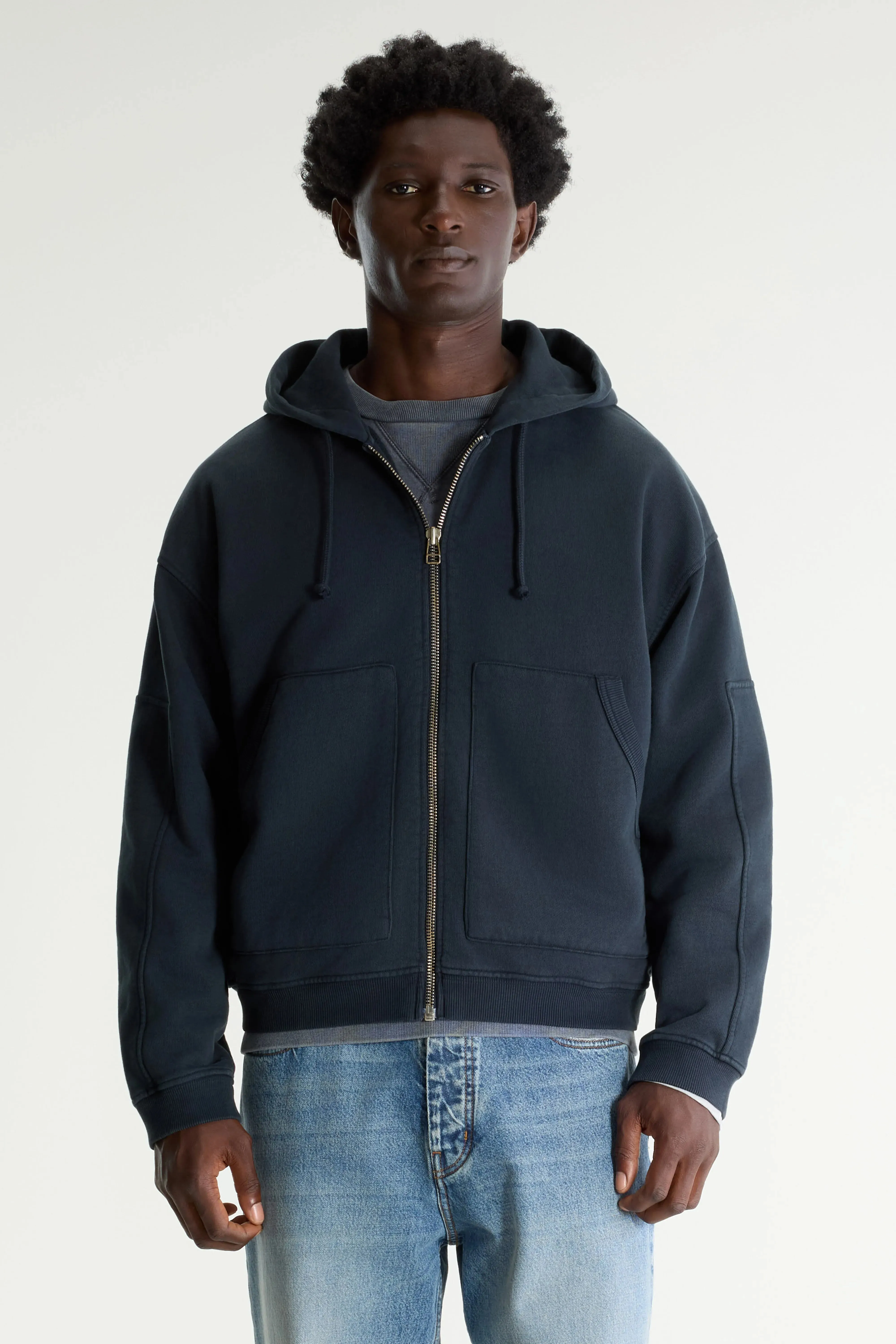 Falkop hoodie (261 / M / DARK NAVY) sold by Bellerose product image thumbnail 2