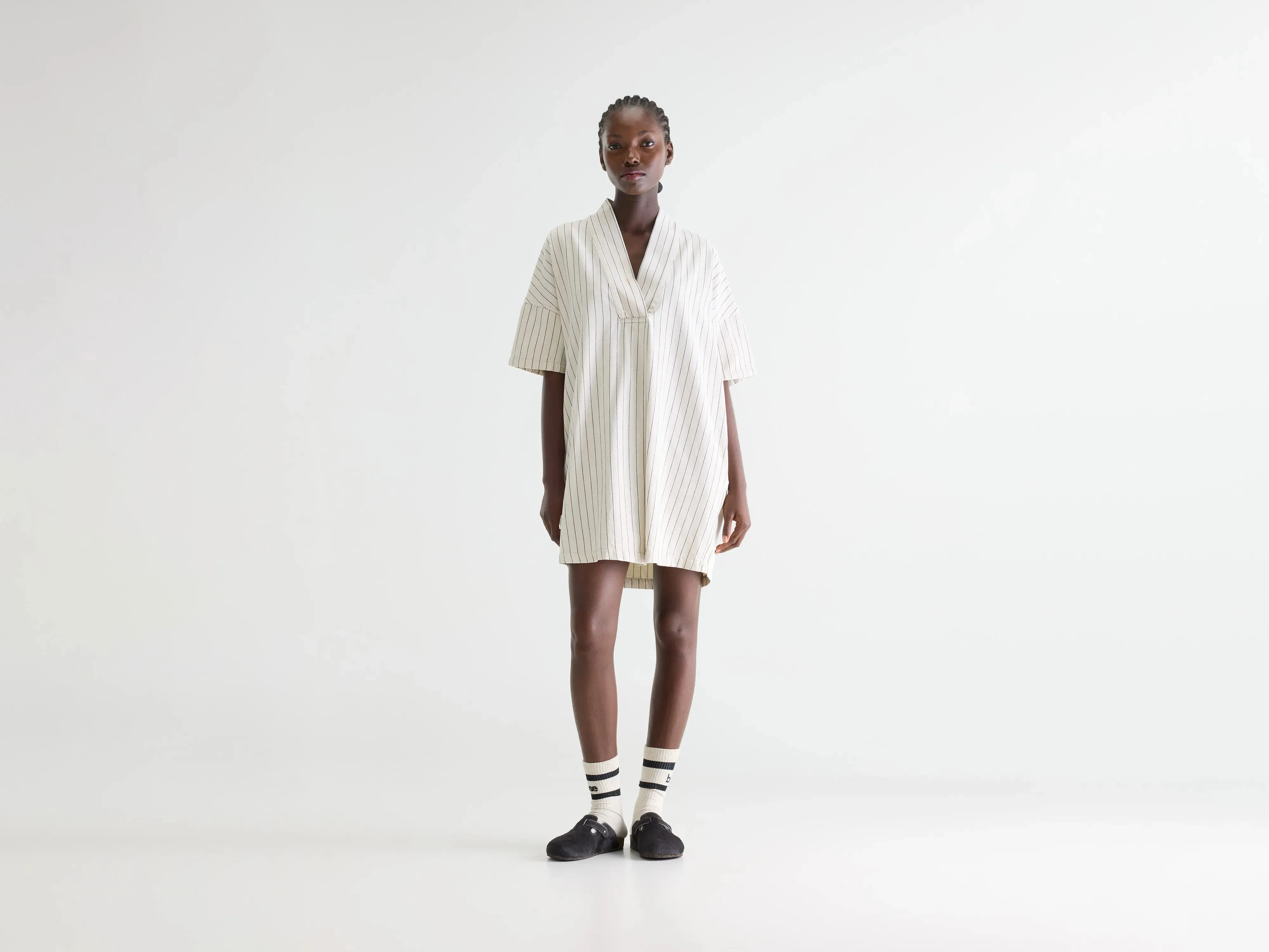 Pax denim dress (261 / W / STRIPE A) sold by Bellerose