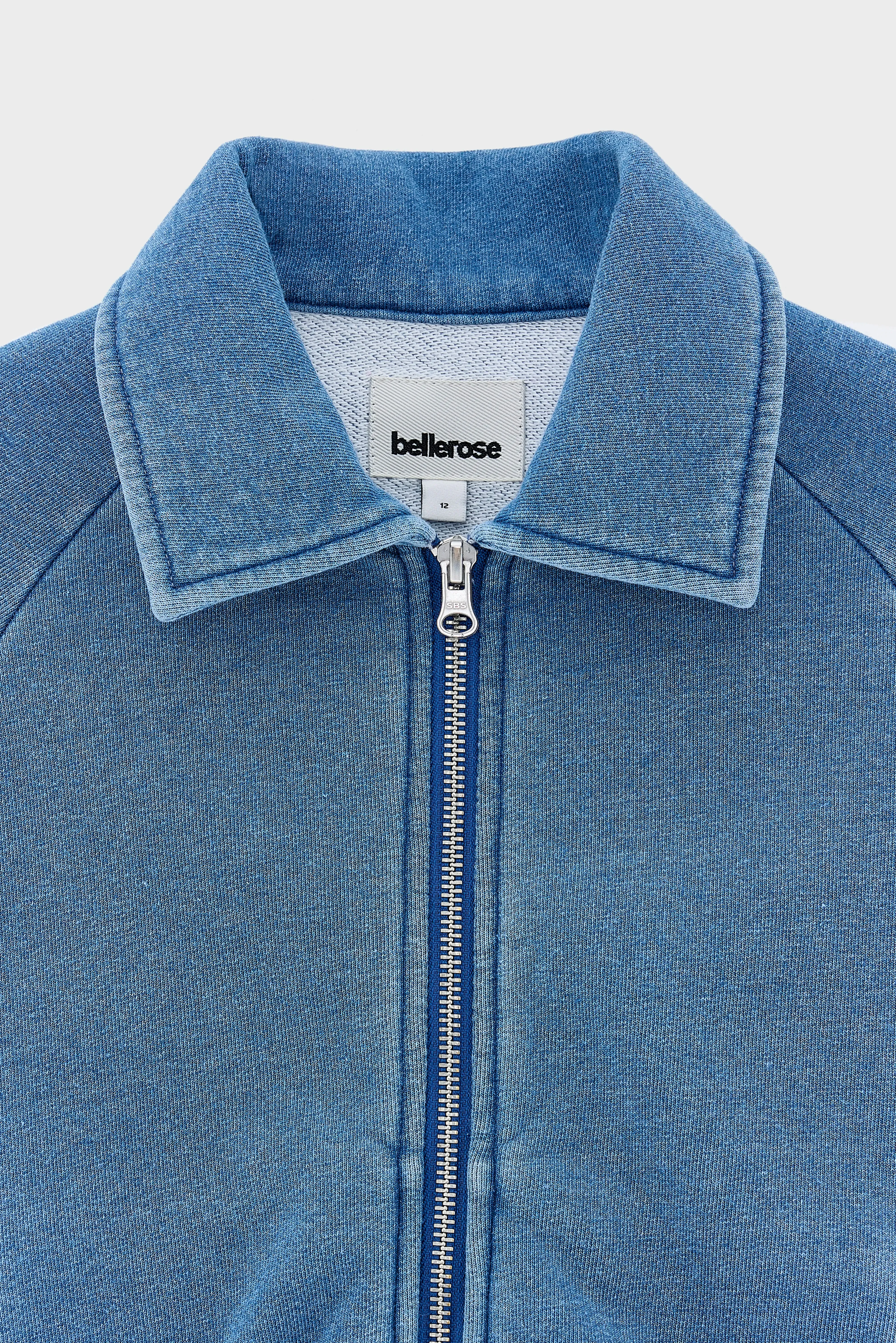 Agness zipped sweatshirt (261 / G / BLUE JEANS) sold by Bellerose product image thumbnail 4