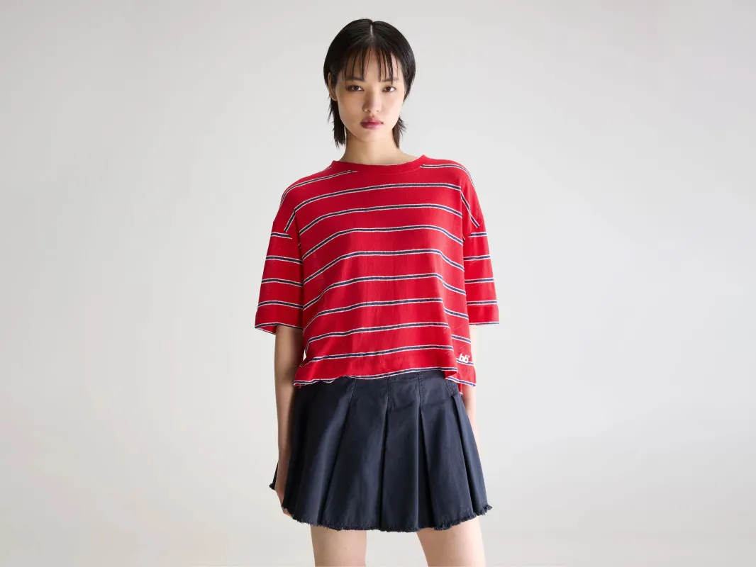 Vydel short-sleeve t-shirt (261 / W / STRIPE A) sold by Bellerose