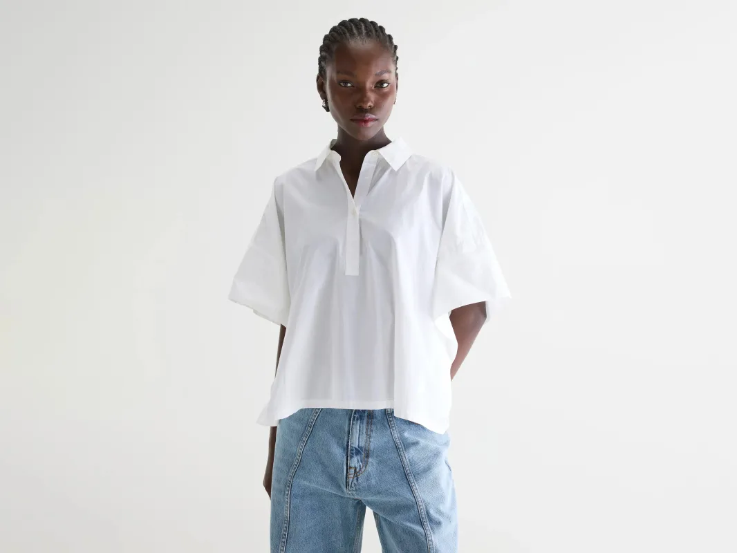 Cairn short-sleeve shirt (252 / W / WHITE) sold by Bellerose