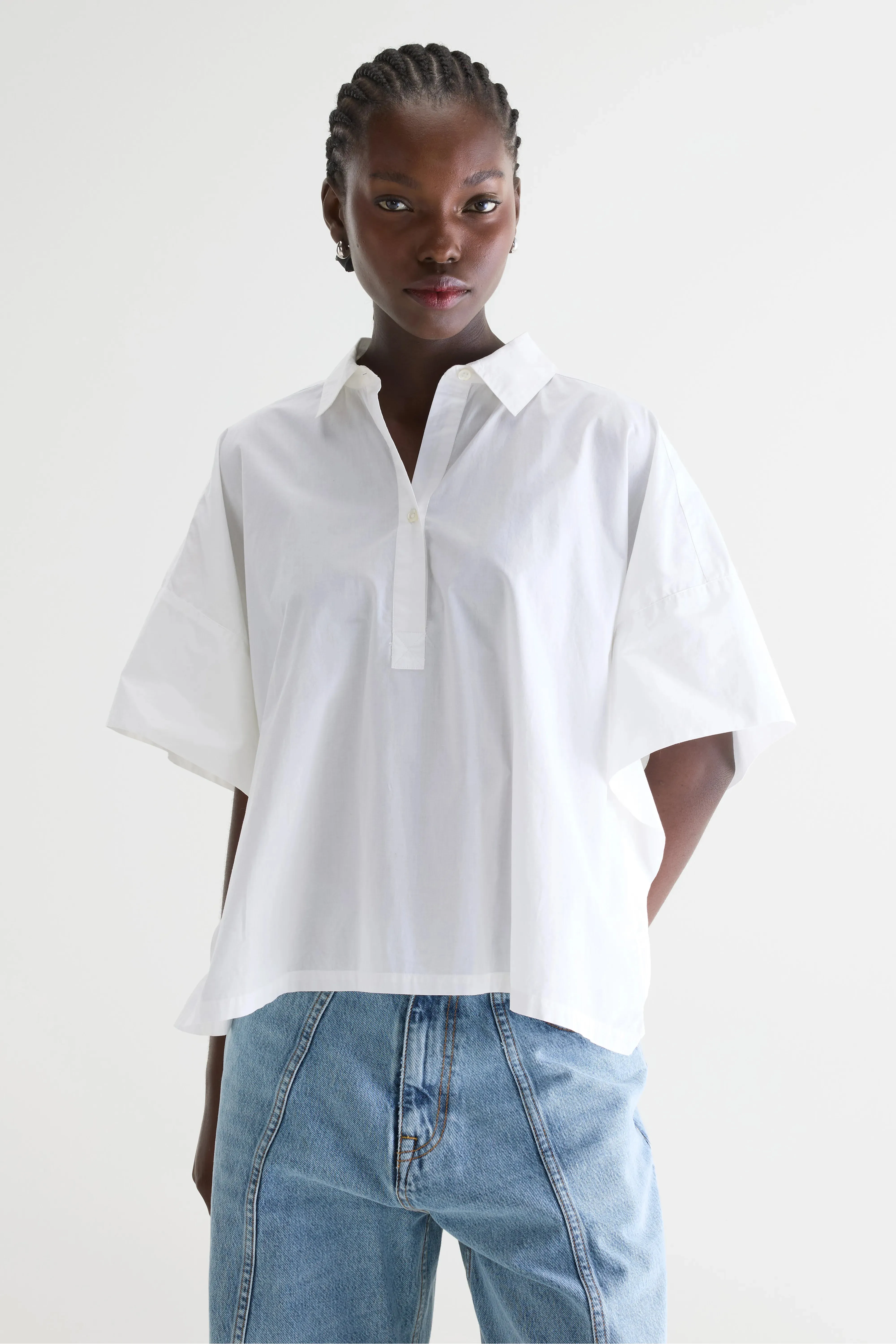 Cairn short-sleeve shirt (252 / W / WHITE) sold by Bellerose product image thumbnail 2