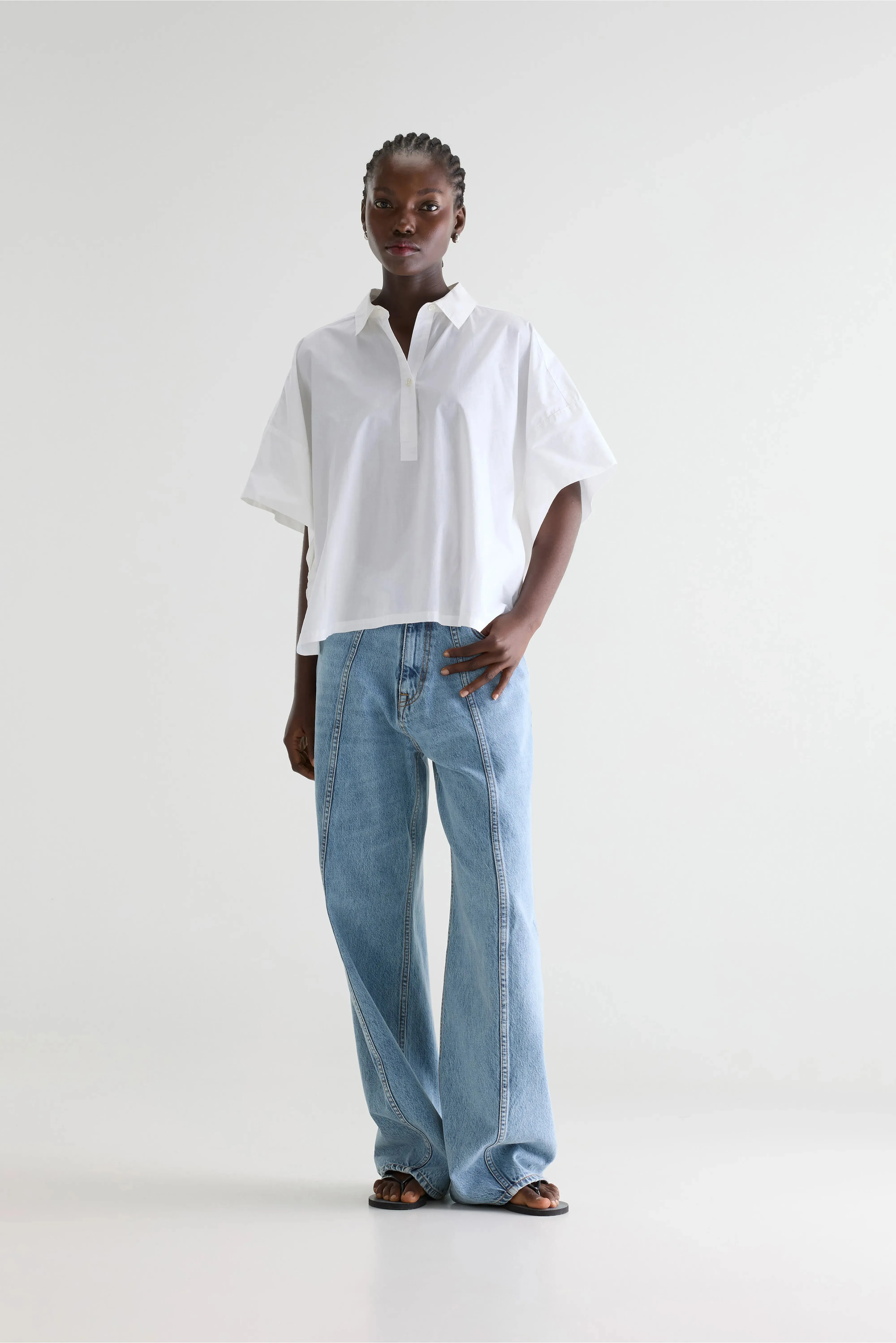 Cairn short-sleeve shirt (252 / W / WHITE) sold by Bellerose product image thumbnail 3