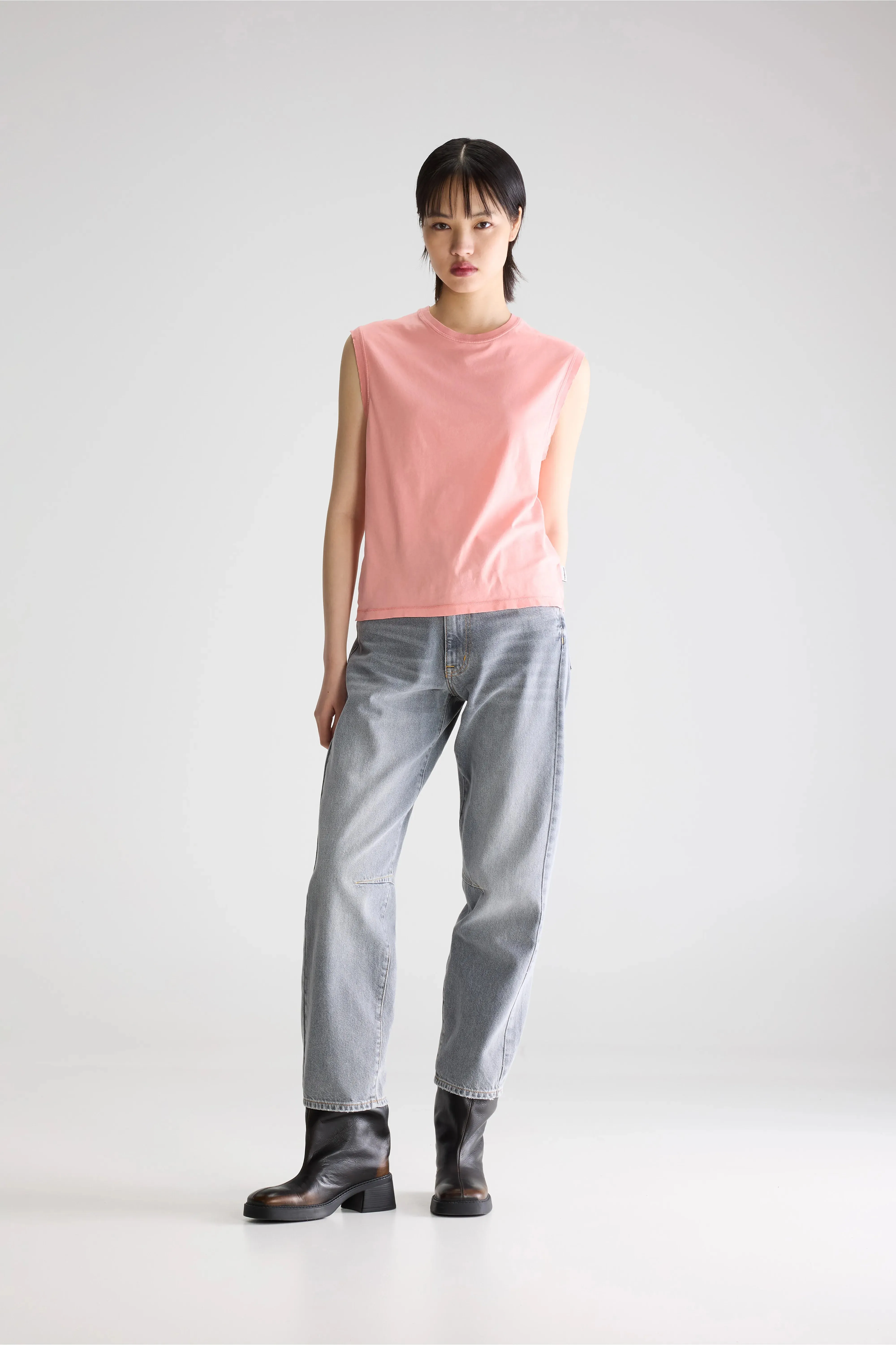 Falde sleeveless t-shirt (261 / W / AZALEE) sold by Bellerose product image thumbnail 3