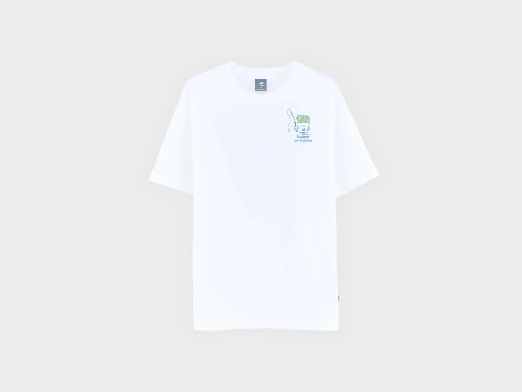 Fish and Chips T-Shirt  (261 / M / WHITE) sold by Bellerose