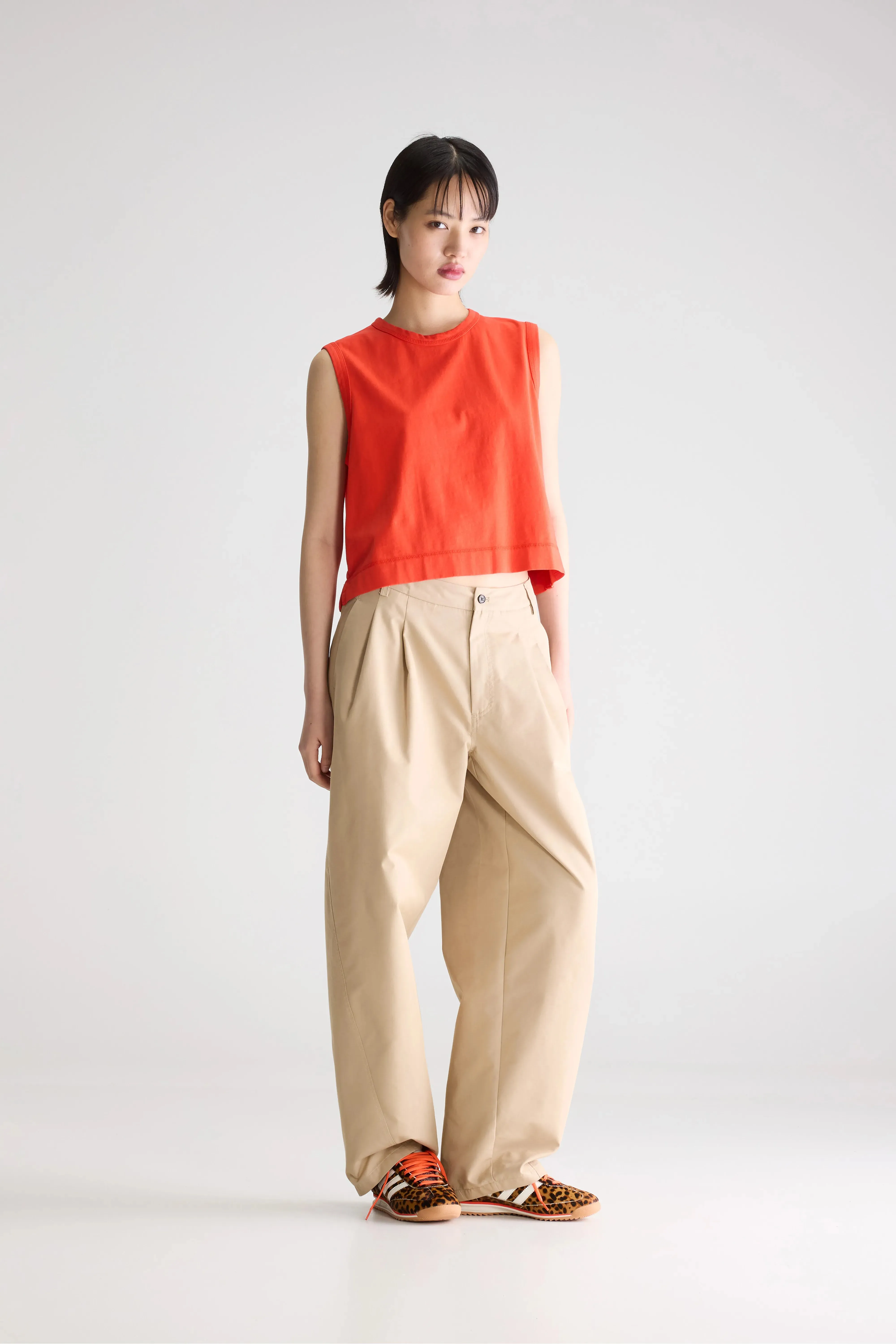 Cuare regular tank top (261 / W / MASSAI RED) sold by Bellerose product image thumbnail 3