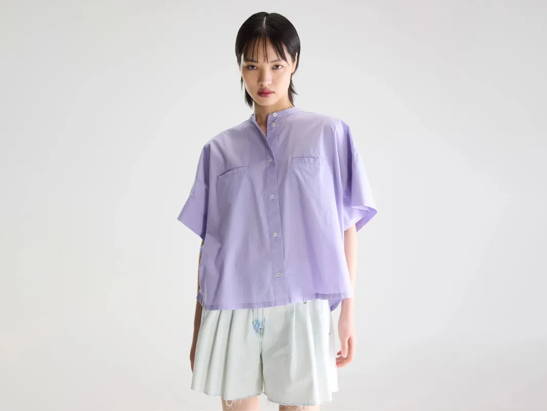 Cloe sleeveless shirt (261 / W / IRIS) made by Bellerose