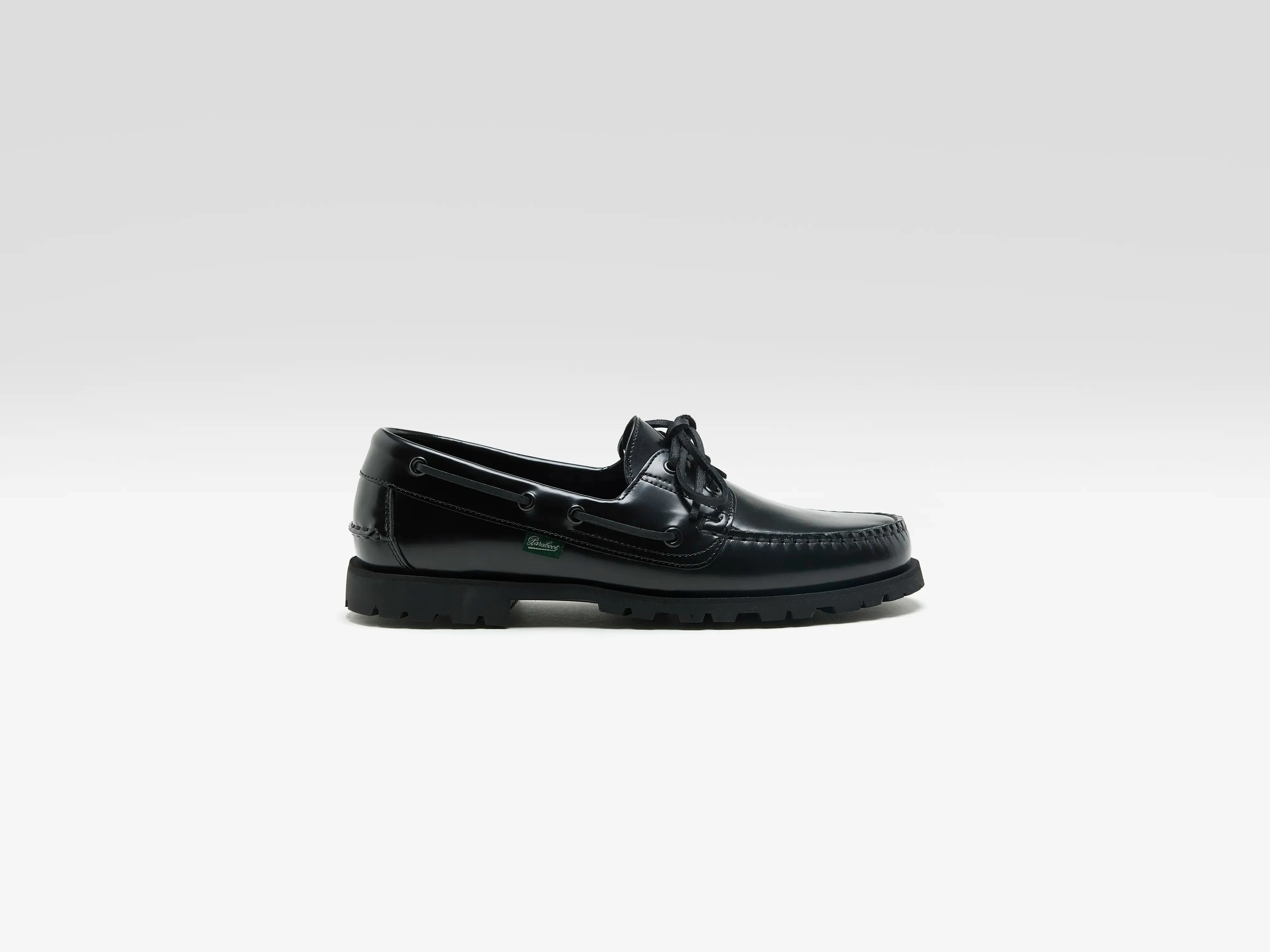 Malo Boat Shoes for Men (261 / M / BLACK) sold by Bellerose