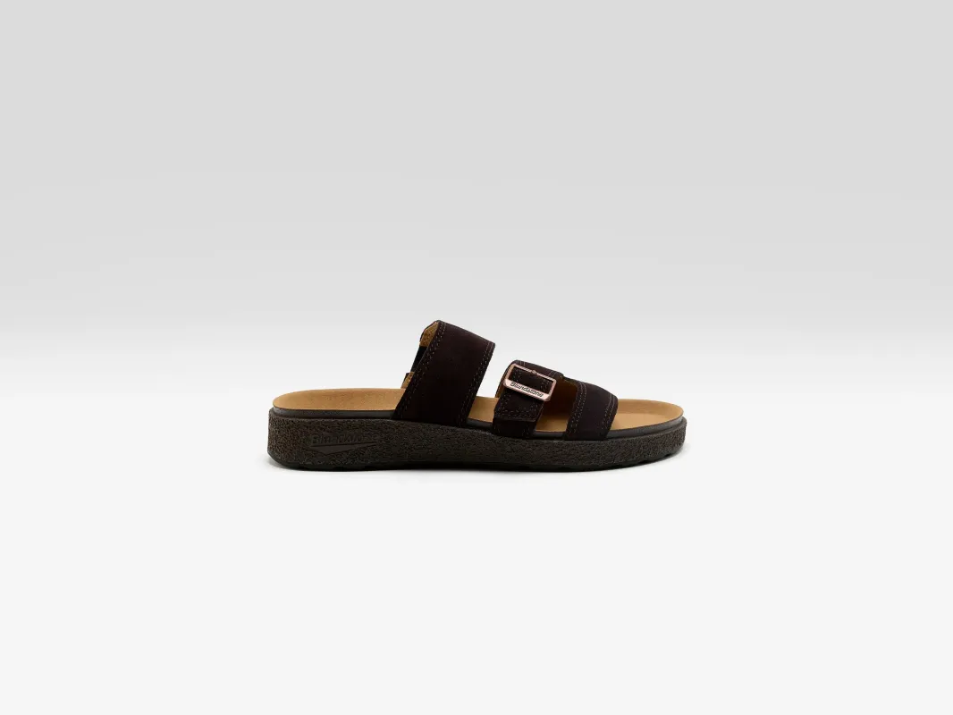 2696 Aerocork Clog Sandals for Women (261 / W / DARK BROWN) made by Blundstone