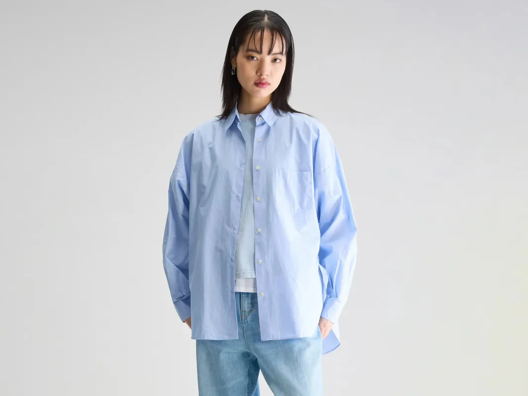 Giorgia poplin shirt (251 / W / STRIPE B) made by Bellerose