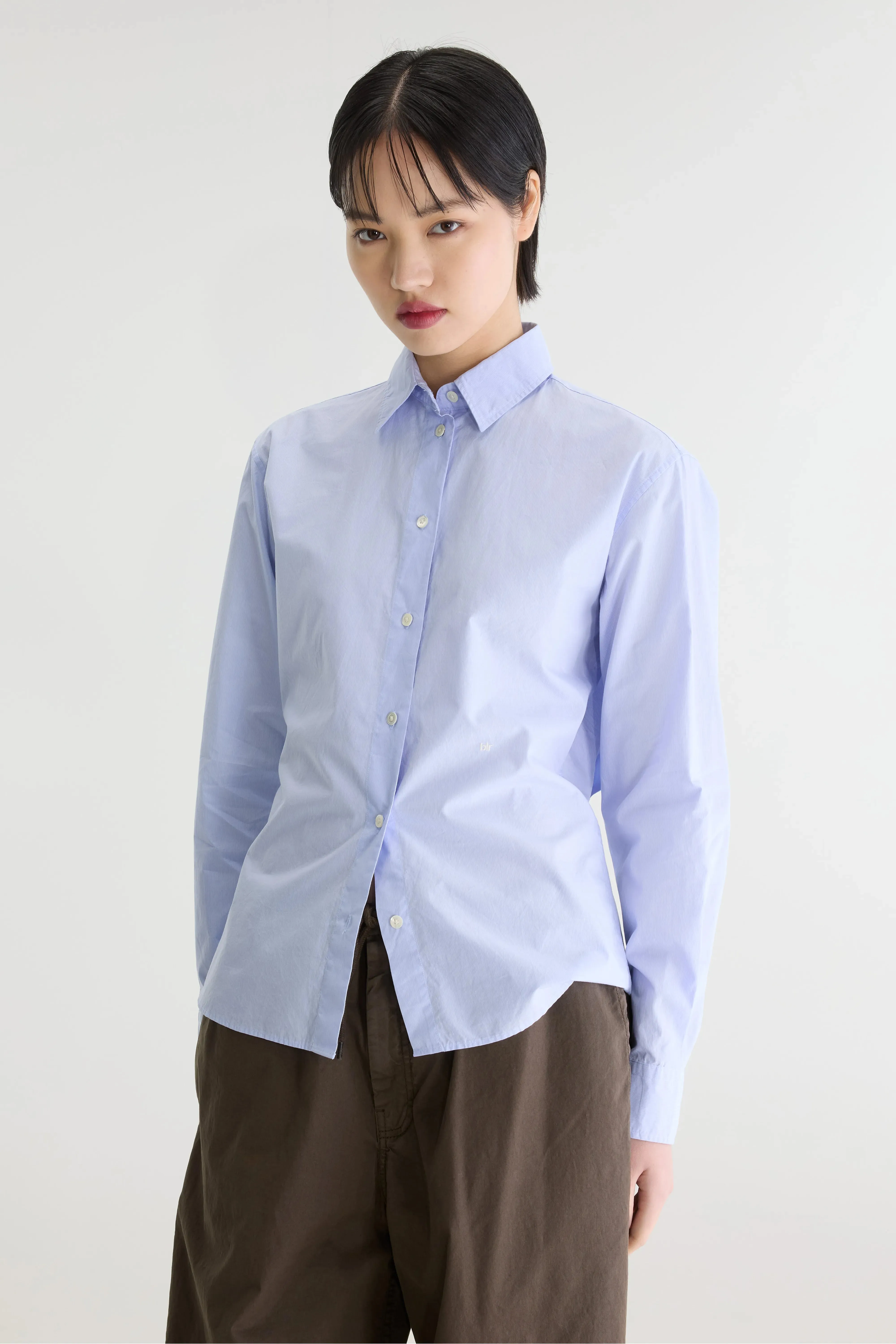 Grey striped shirt (262 / W / STRIPE H) sold by Bellerose product image thumbnail 2
