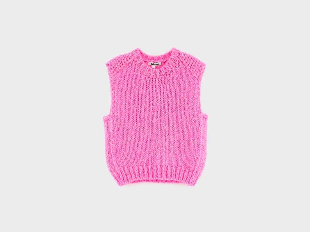 Lenne sleeveless sweater (262 / G / FLUO PINK) made by Bellerose