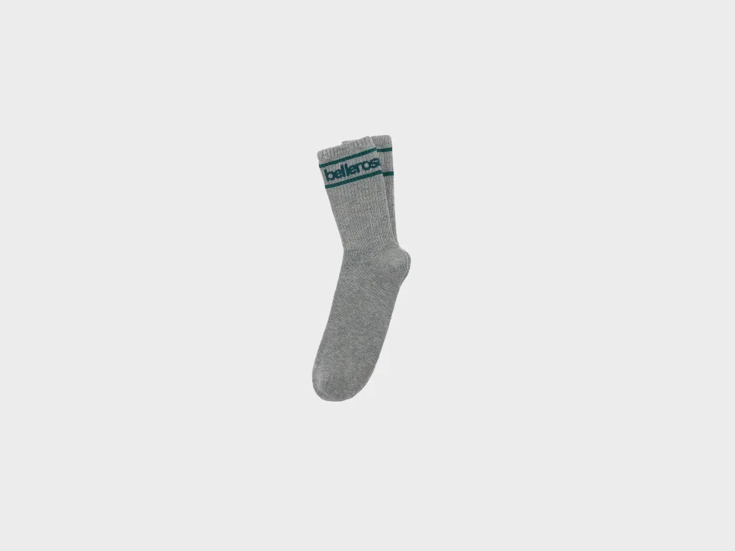 Vigil crew socks (262 / G / H. GREY) made by Bellerose