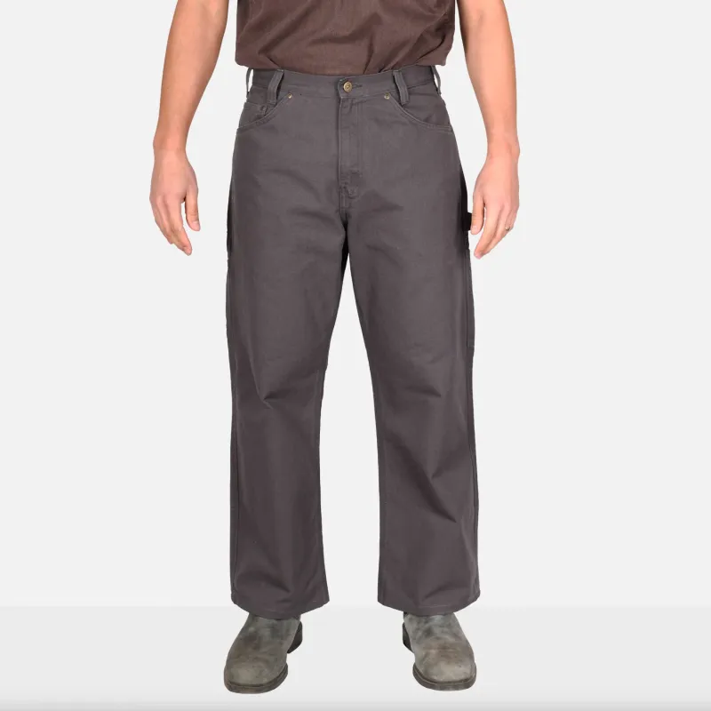 Canvas Carpenter Pants - Charcoal made by Ben Davis