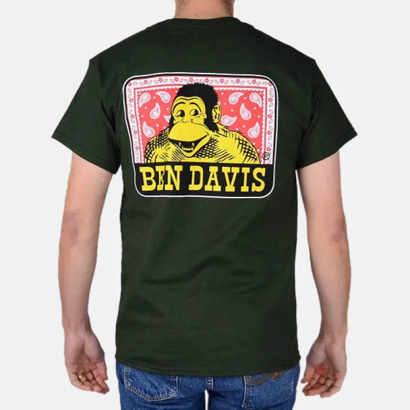 Paisley T-Shirt - Green sold by Ben Davis