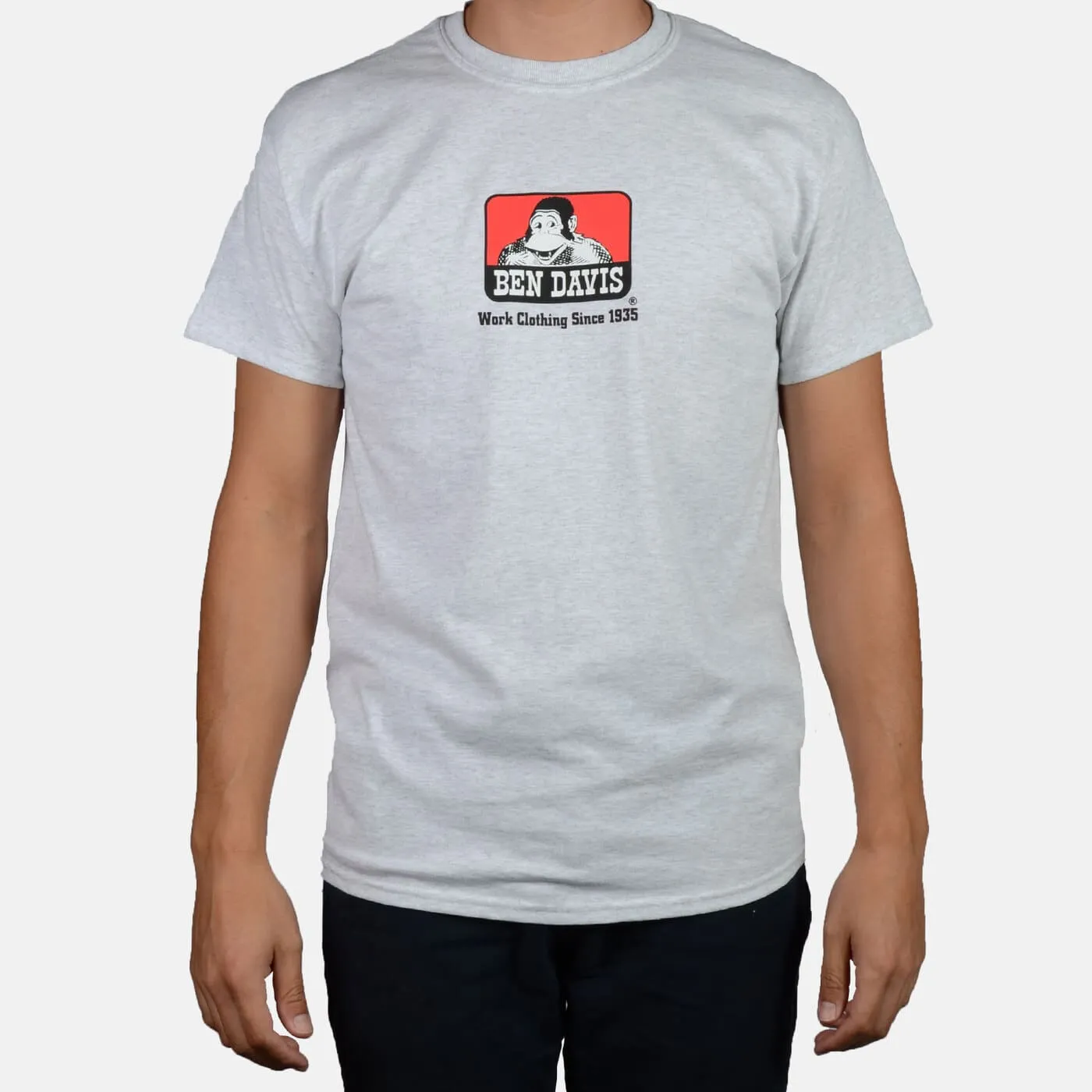 Classic Logo T-Shirt - Ash Grey sold by Ben Davis