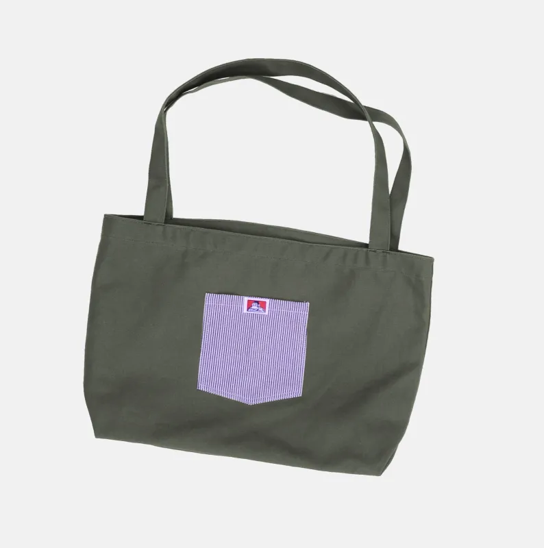 Canvas Tote Bag - Olive sold by Ben Davis
