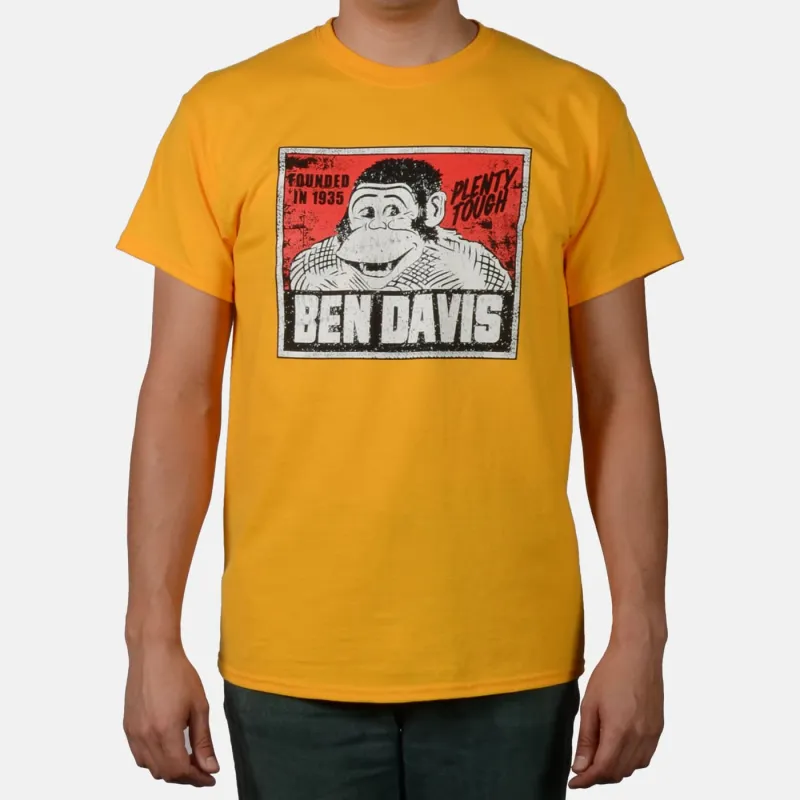 Vintage Logo T-Shirt - Gold sold by Ben Davis