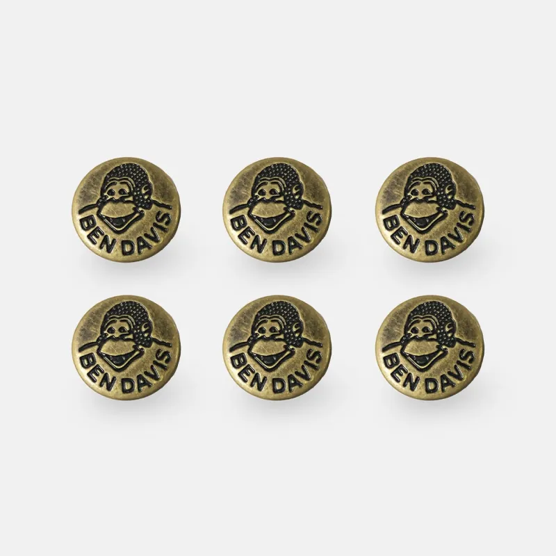Suspender Buttons (6 Pack) made by Ben Davis