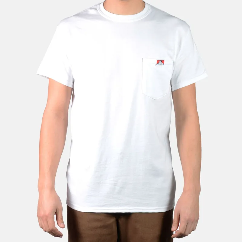 Pocket T-Shirt - White made by Ben Davis