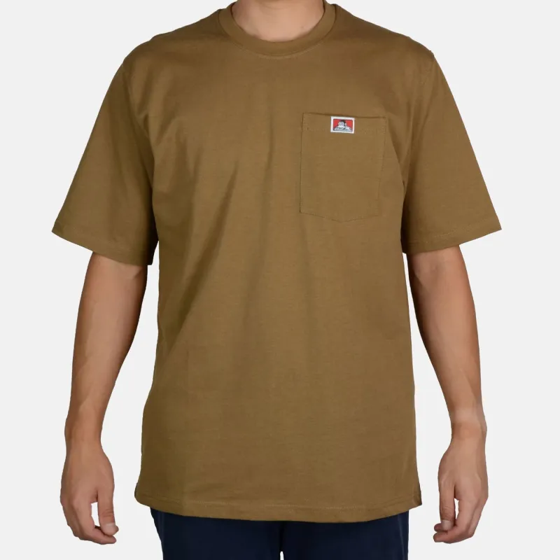 Heavy Duty Short Sleeve Pocket T-Shirt - Coyote Brown sold by Ben Davis