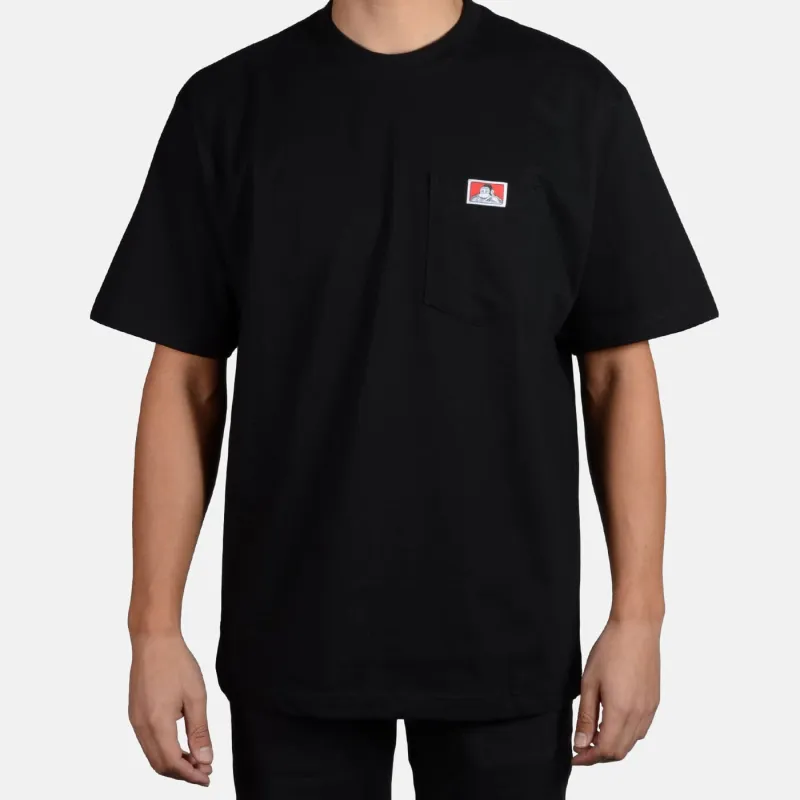 Heavy Duty Short Sleeve Pocket T-Shirt - Black sold by Ben Davis