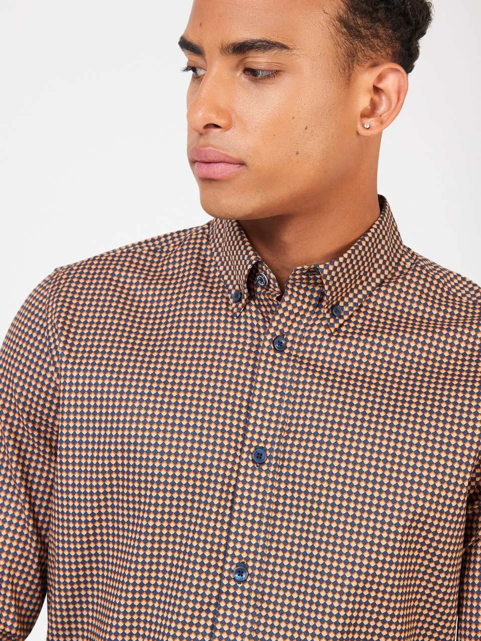 Signature Chevron Print Shirt sold by Ben Sherman