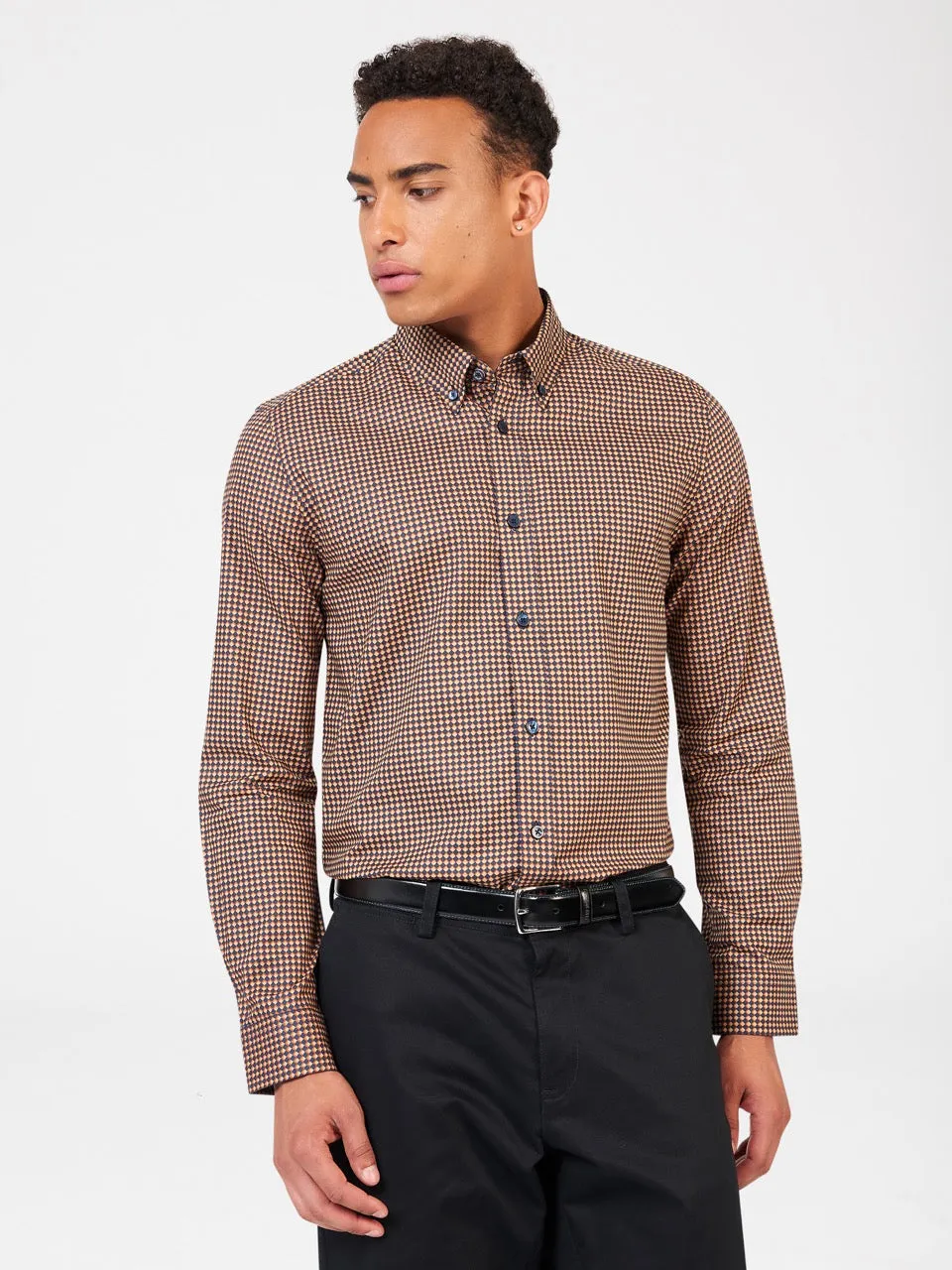 Signature Chevron Print Shirt sold by Ben Sherman product image thumbnail 3