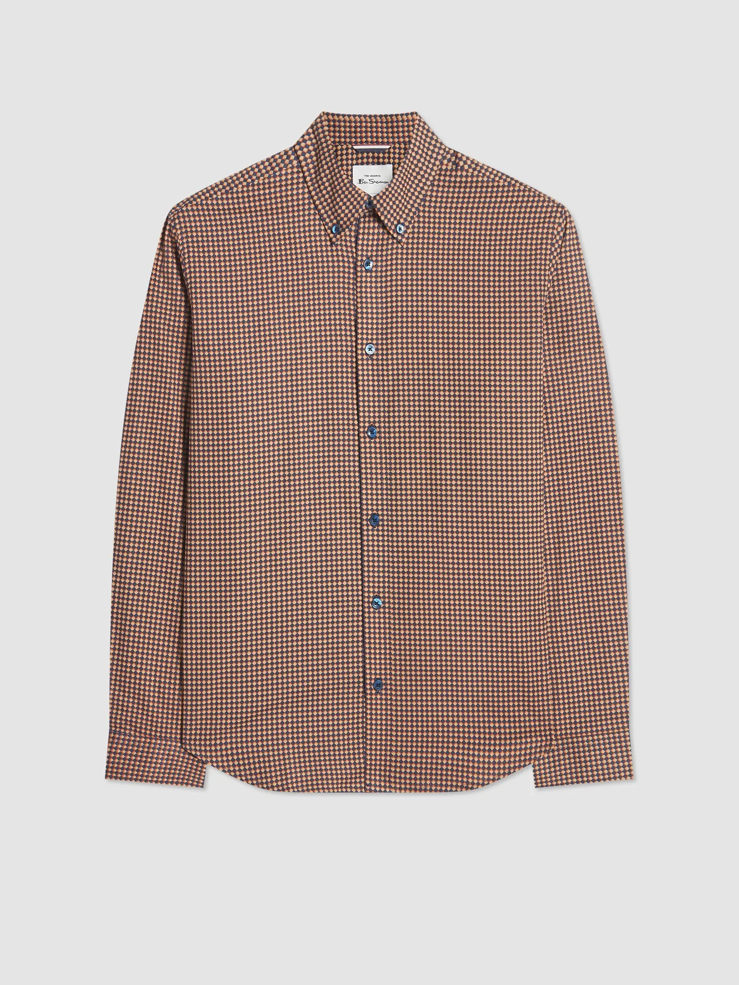 Signature Chevron Print Shirt sold by Ben Sherman product image thumbnail 5