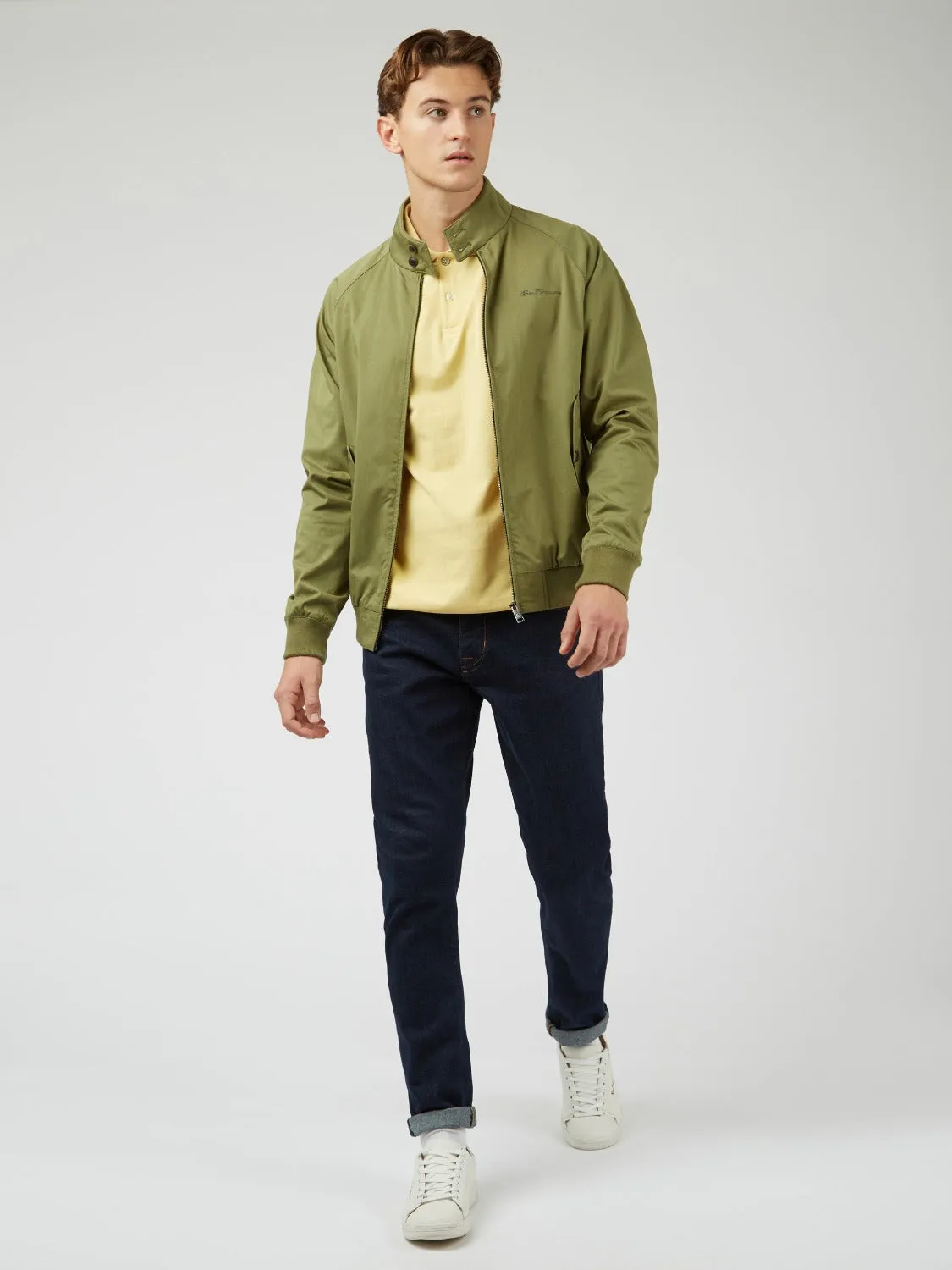 Signature Harrington Jacket - Loden sold by Ben Sherman product image thumbnail 2