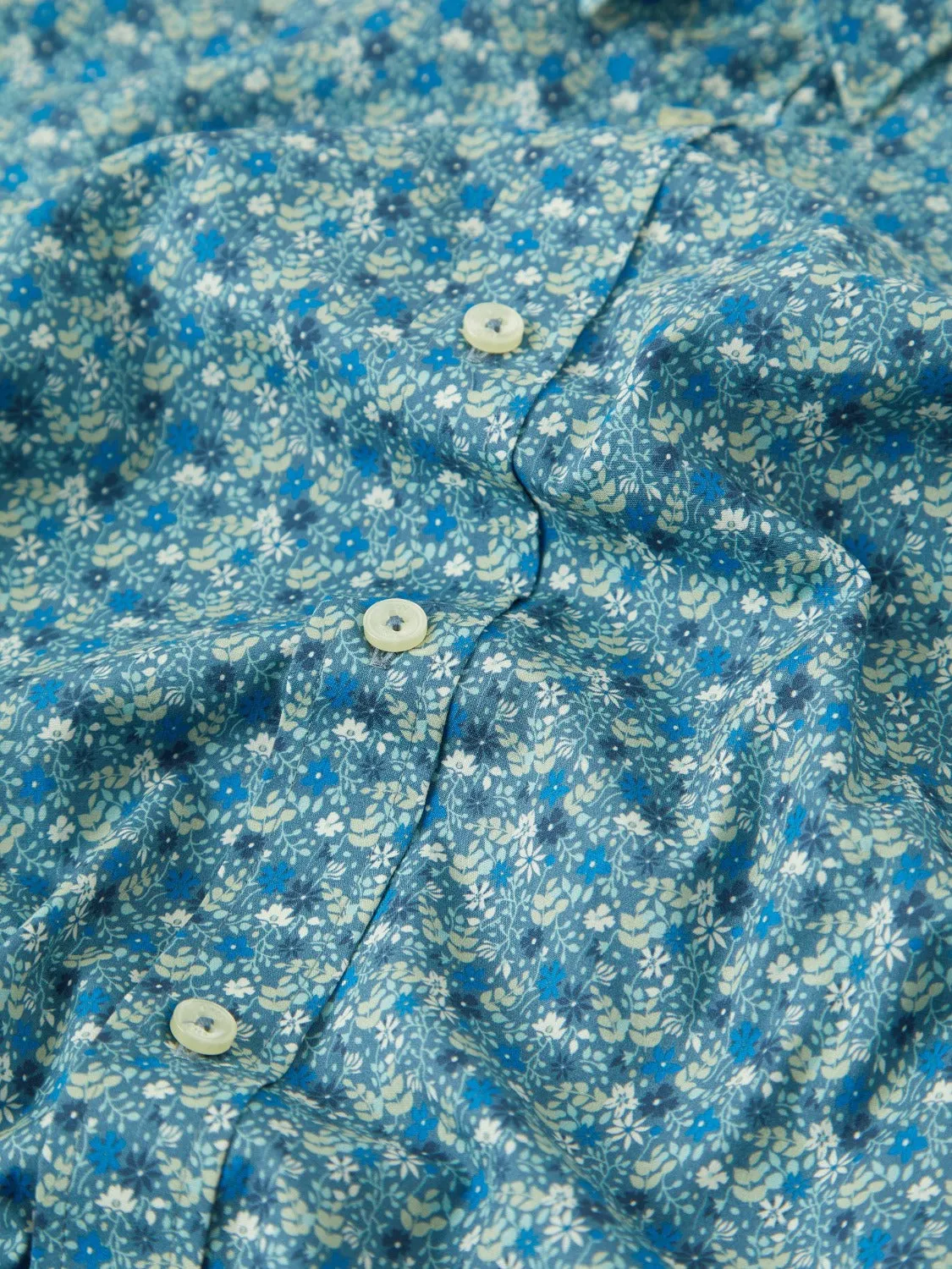 Floral Print Long-Sleeve Shirt - Blue sold by Ben Sherman product image thumbnail 3