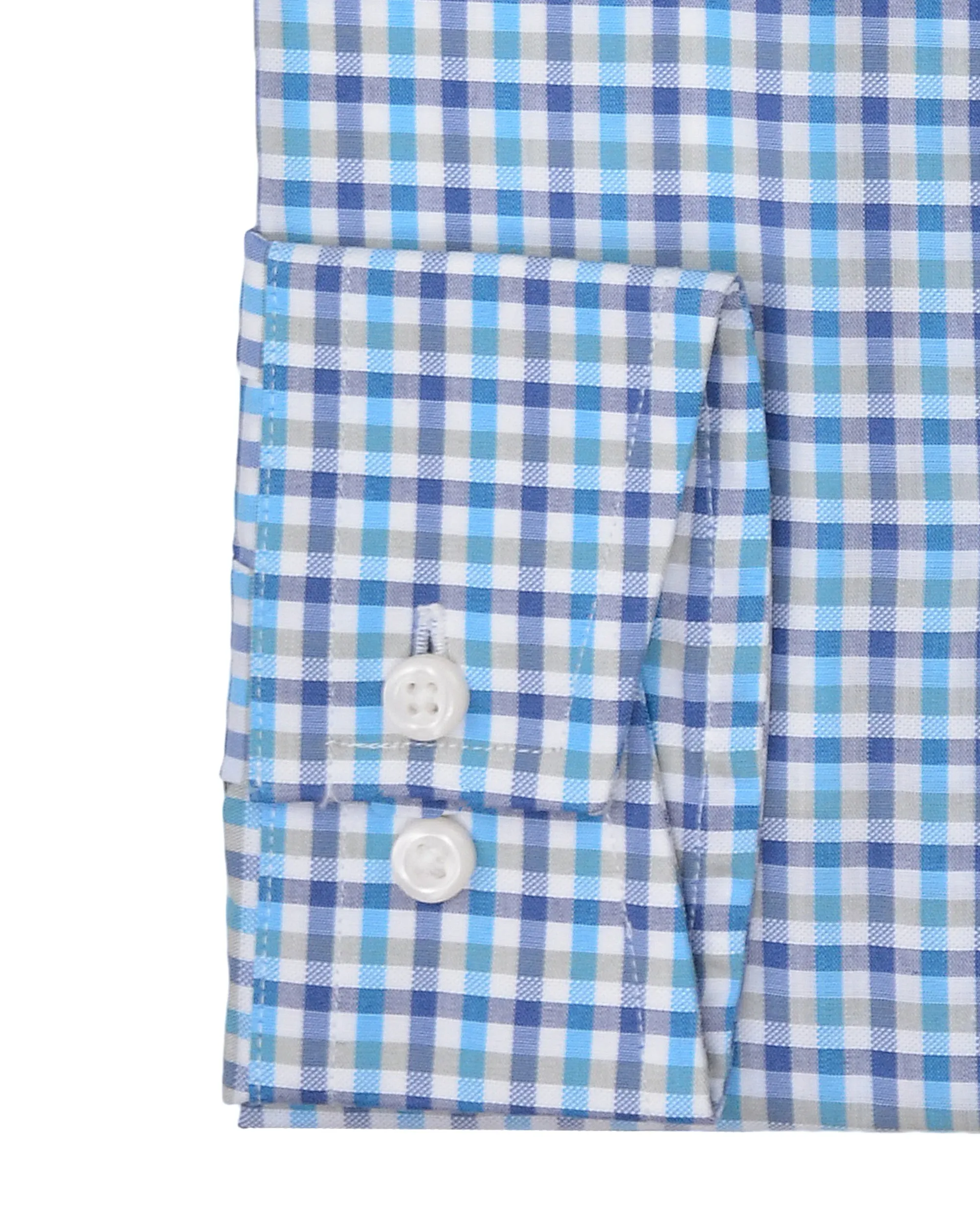 Multi Dobby Tattersall Skinny Fit Dress Shirt sold by Ben Sherman product image thumbnail 3