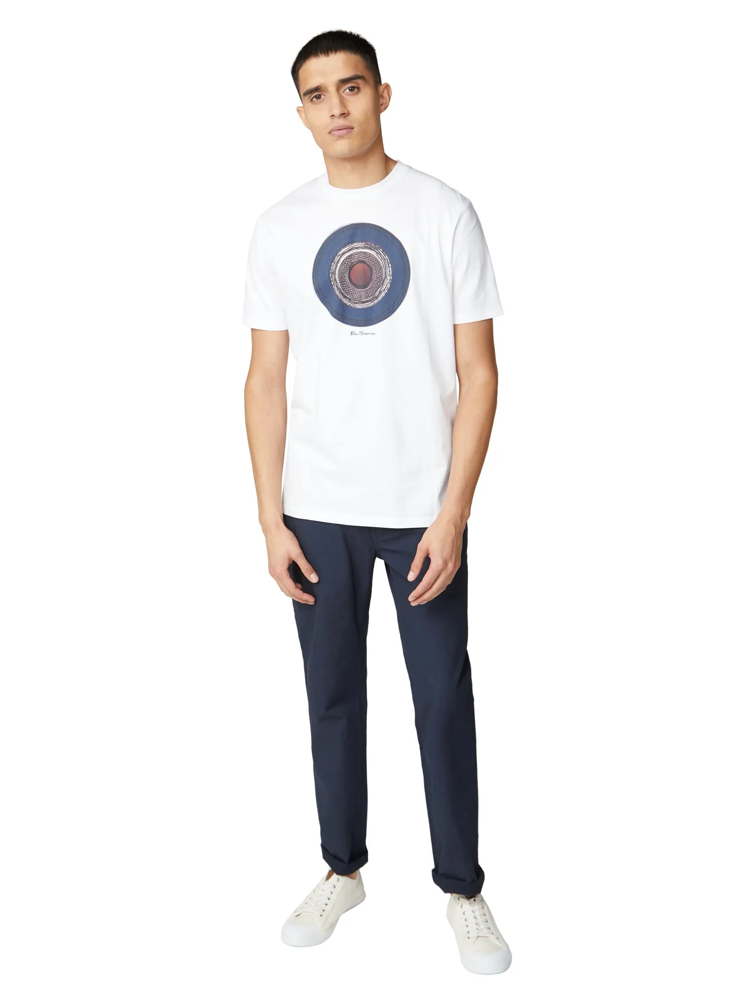 Target Sketch Tee - White sold by Ben Sherman product image thumbnail 4