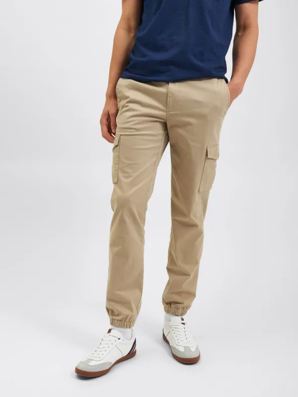 Utility Woven Jogger Pant - Khaki sold by Ben Sherman