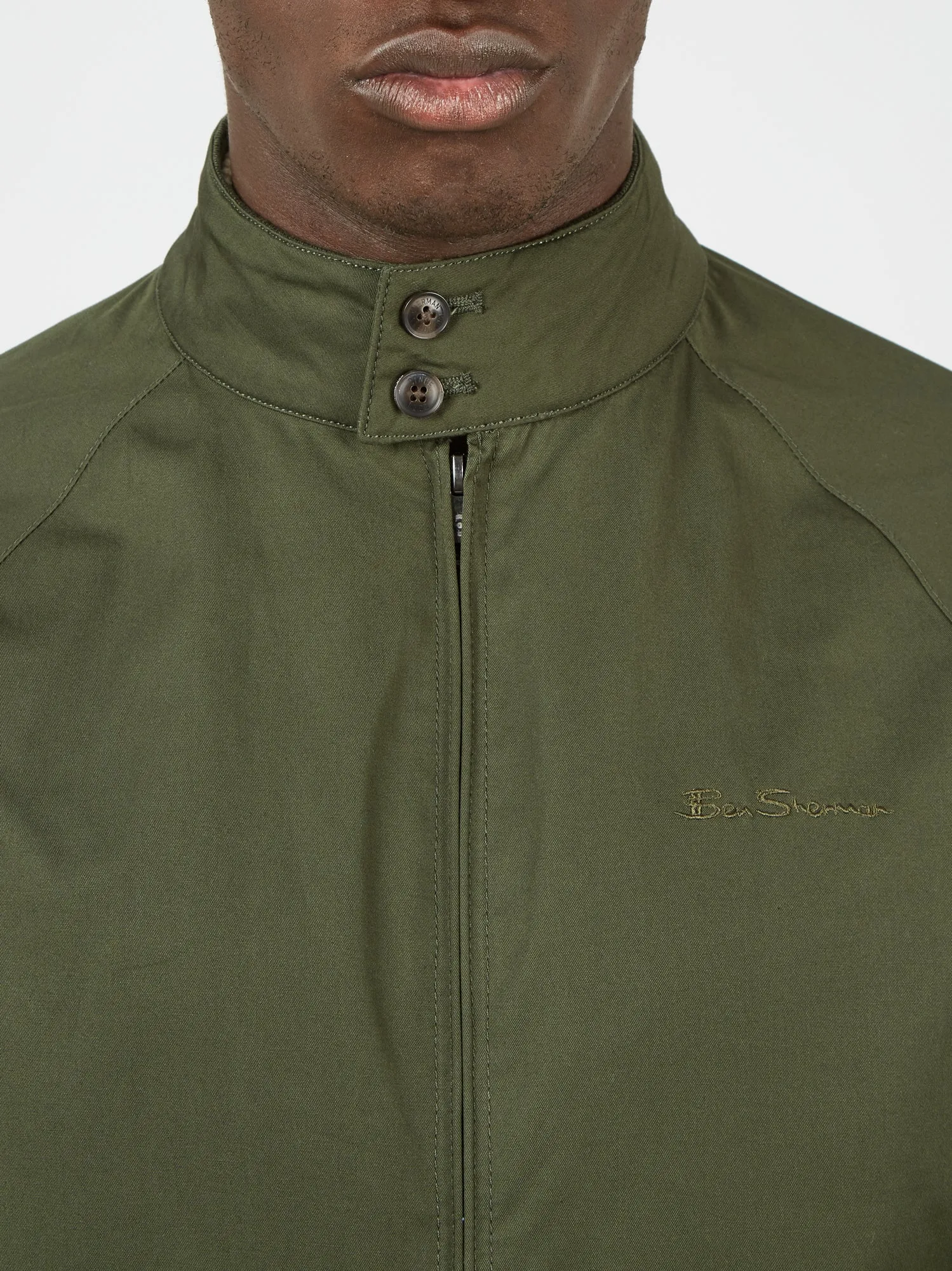 Signature Harrington Jacket - Deep Jungle sold by Ben Sherman product image thumbnail 4