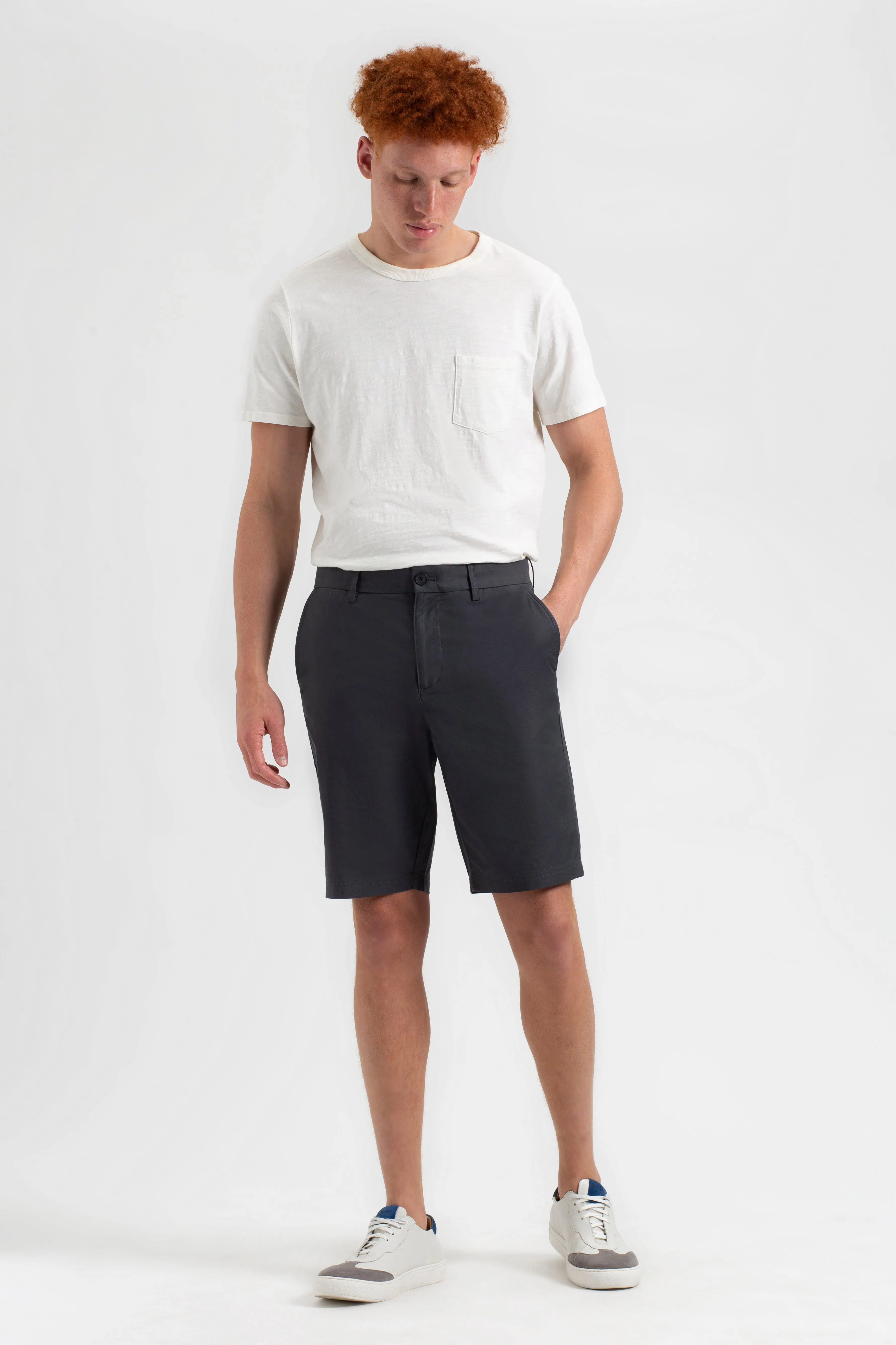 Everyday Slim Fit Chino Short - Charcoal sold by Ben Sherman product image thumbnail 3