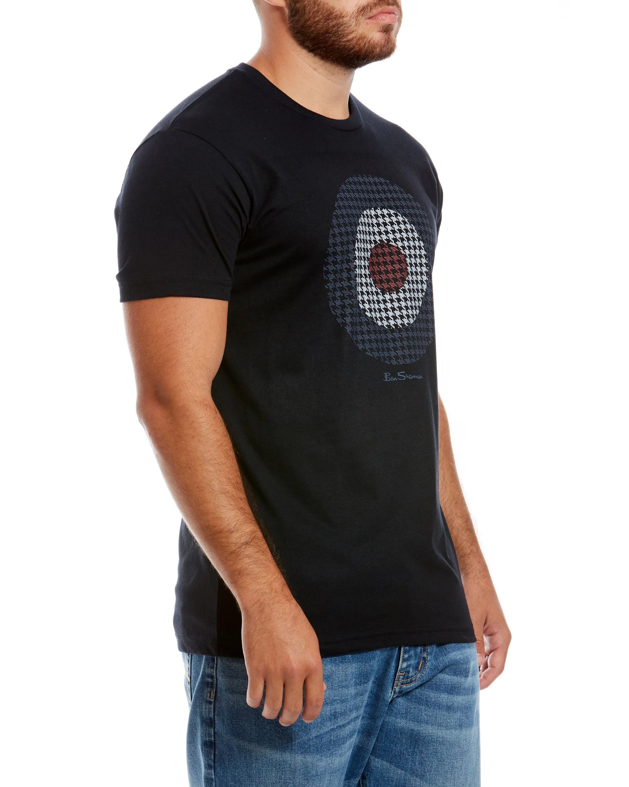 Houndstooth Target Graphic Tee - Black sold by Ben Sherman product image thumbnail 2